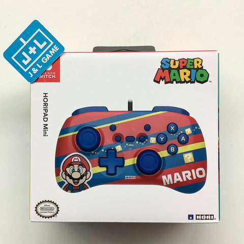 HORI Nintendo Switch HORIPAD Mini (Mario) Wired Controller Pad - (NSW) Nintendo Switch Accessories HORI   