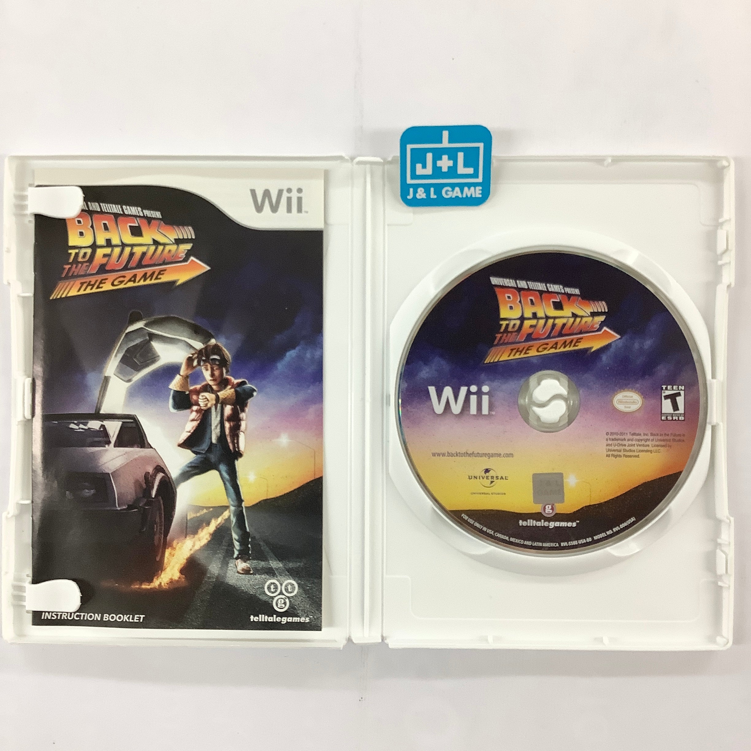 Back to the Future: The Game - Nintendo Wii [Pre-Owned] Video Games Telltale Games   