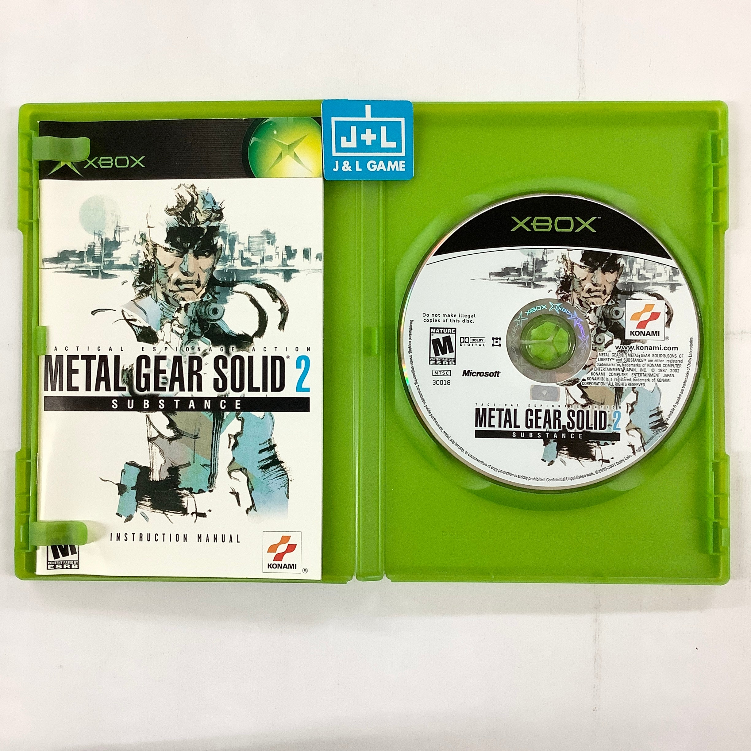 Metal Gear Solid 2: Substance - (XB) Xbox [Pre-Owned] Video Games Konami   