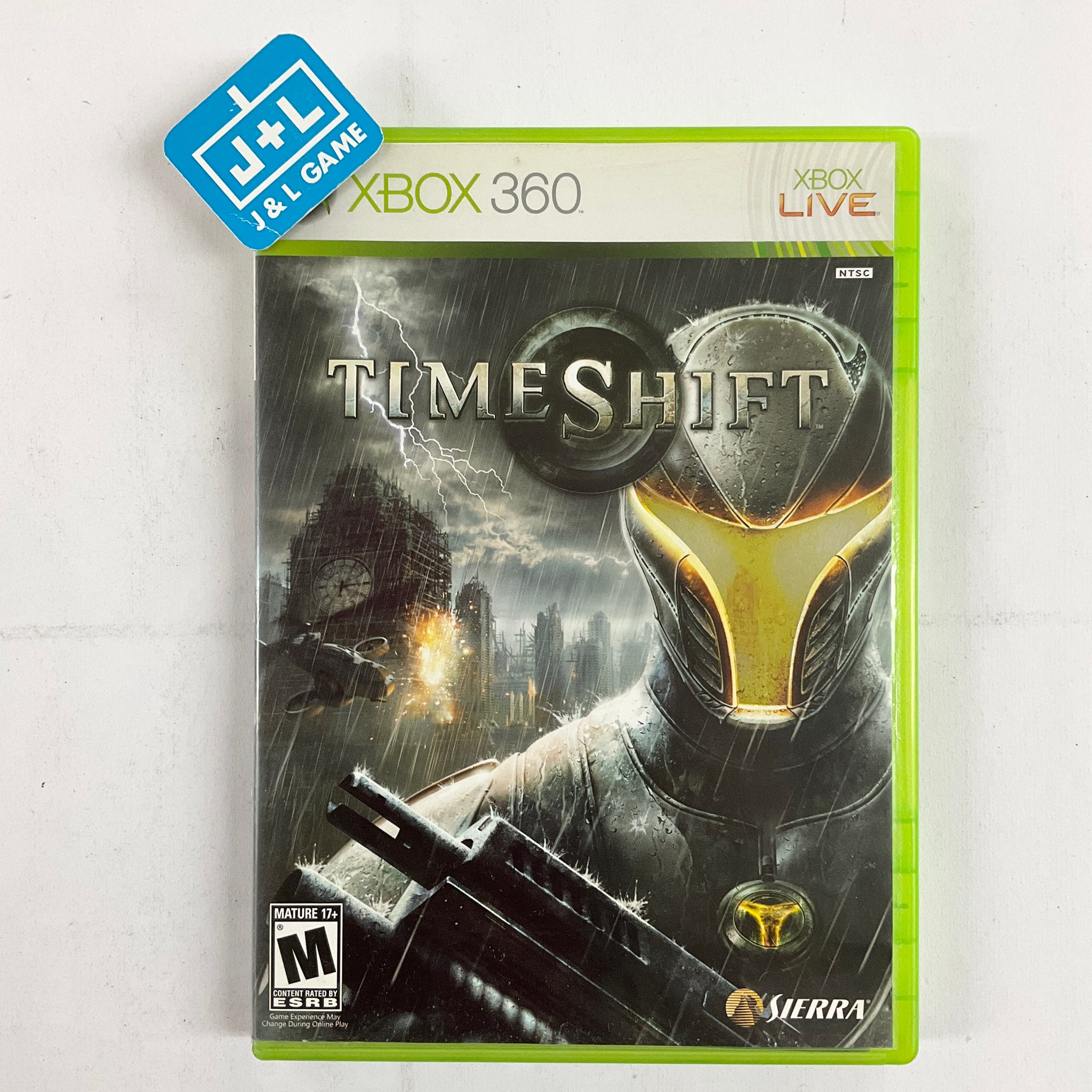 Time Shift - Xbox 360 [Pre-Owned] Video Games Sierra Entertainment   