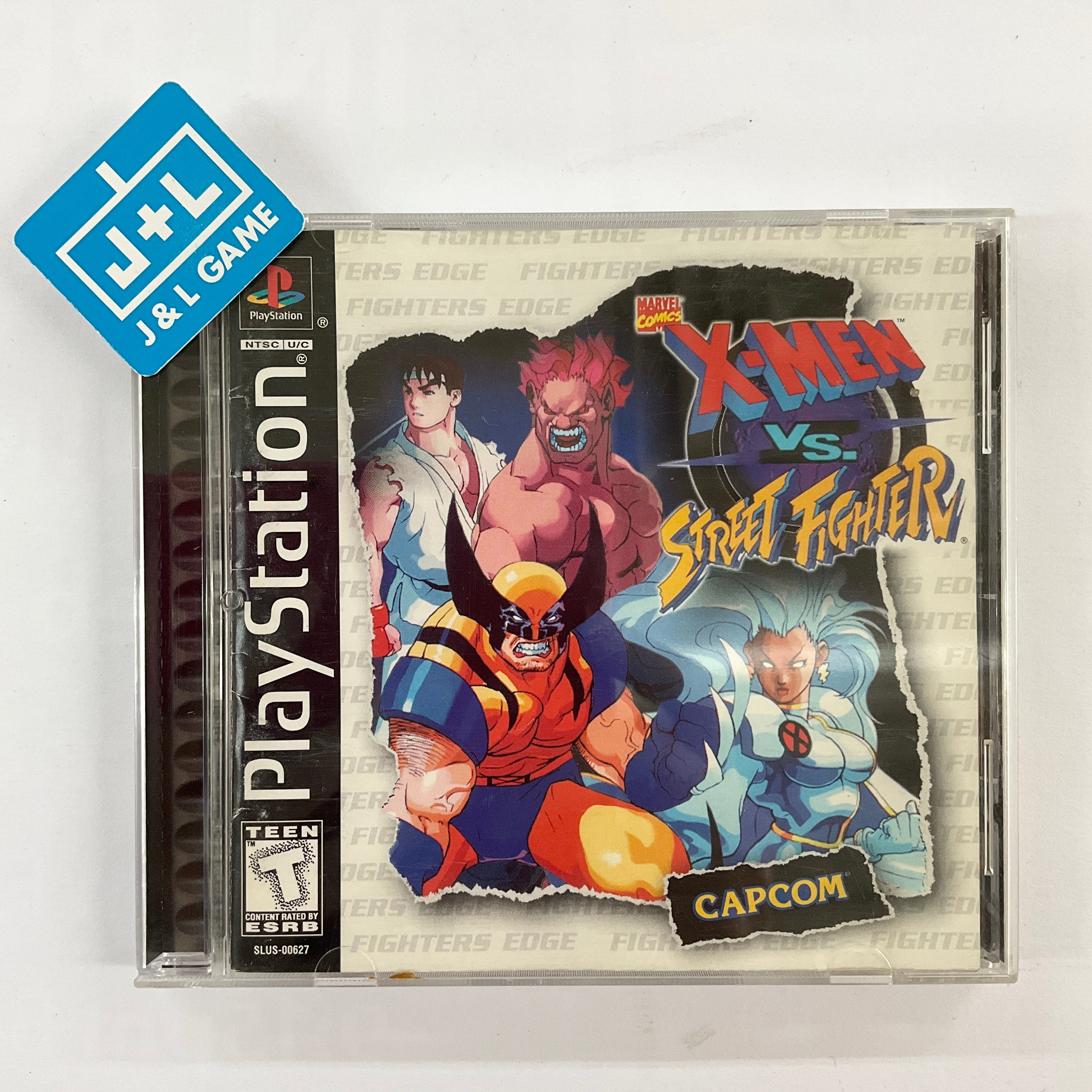 Marvel Comics X-Men vs. Street Fighter - (PS1) PlayStation 1 [Pre-Owned] Video Games Capcom   