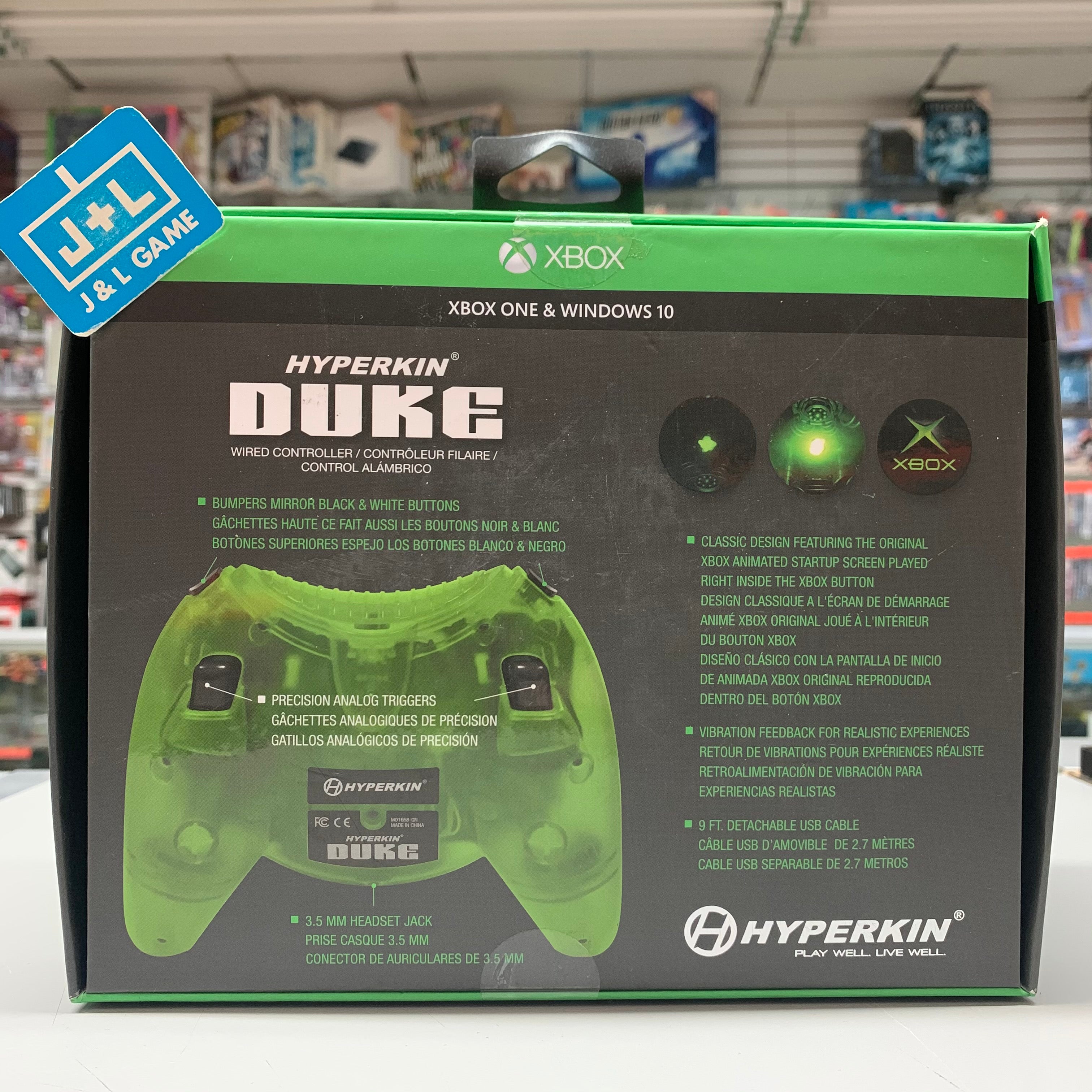 Hyperkin Duke Wired Controller for Xbox One/ Windows 10 PC (Green Limited Edition) - Xbox One Video Games Hyperkin   