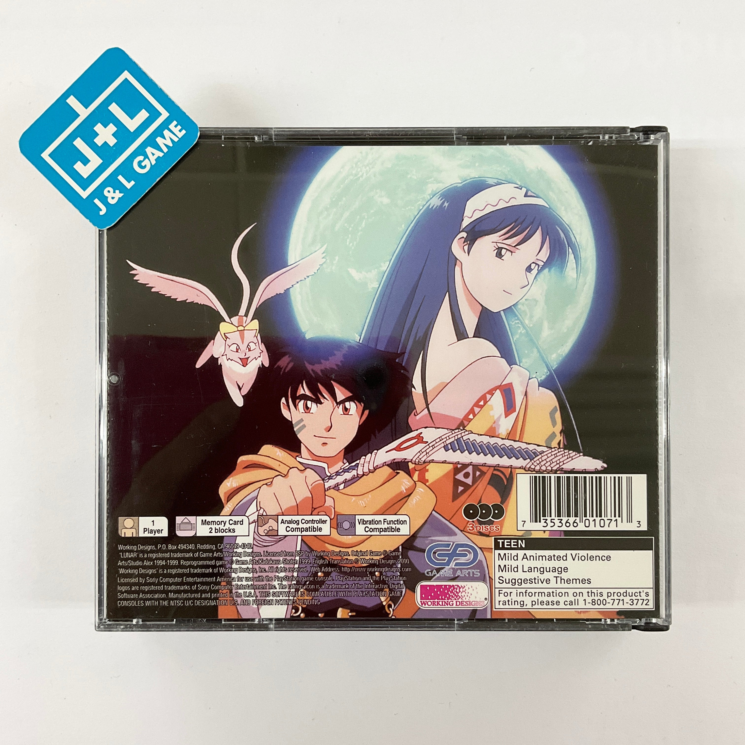 Lunar 2: Eternal Blue Complete - (PS1) PlayStation 1 [Pre-Owned] Video Games Working Designs   