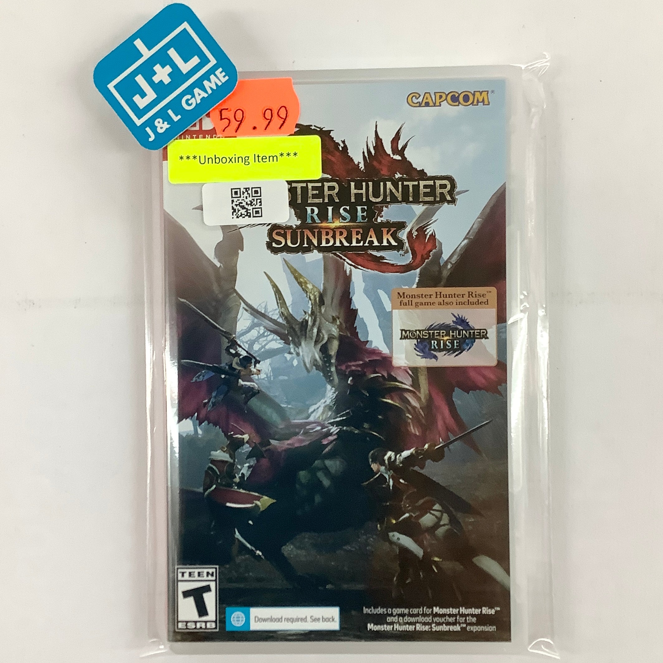 Monster Hunter Rise: Sunbreak - (NSW) Nintendo Switch [UNBOXING] Video Games Capcom   