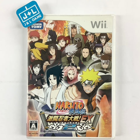Naruto Shippuden: Gekitou Ninja Taisen EX2 - Nintendo Wii [Pre-Owned] (Japanese Import) Video Games Takara Tomy   