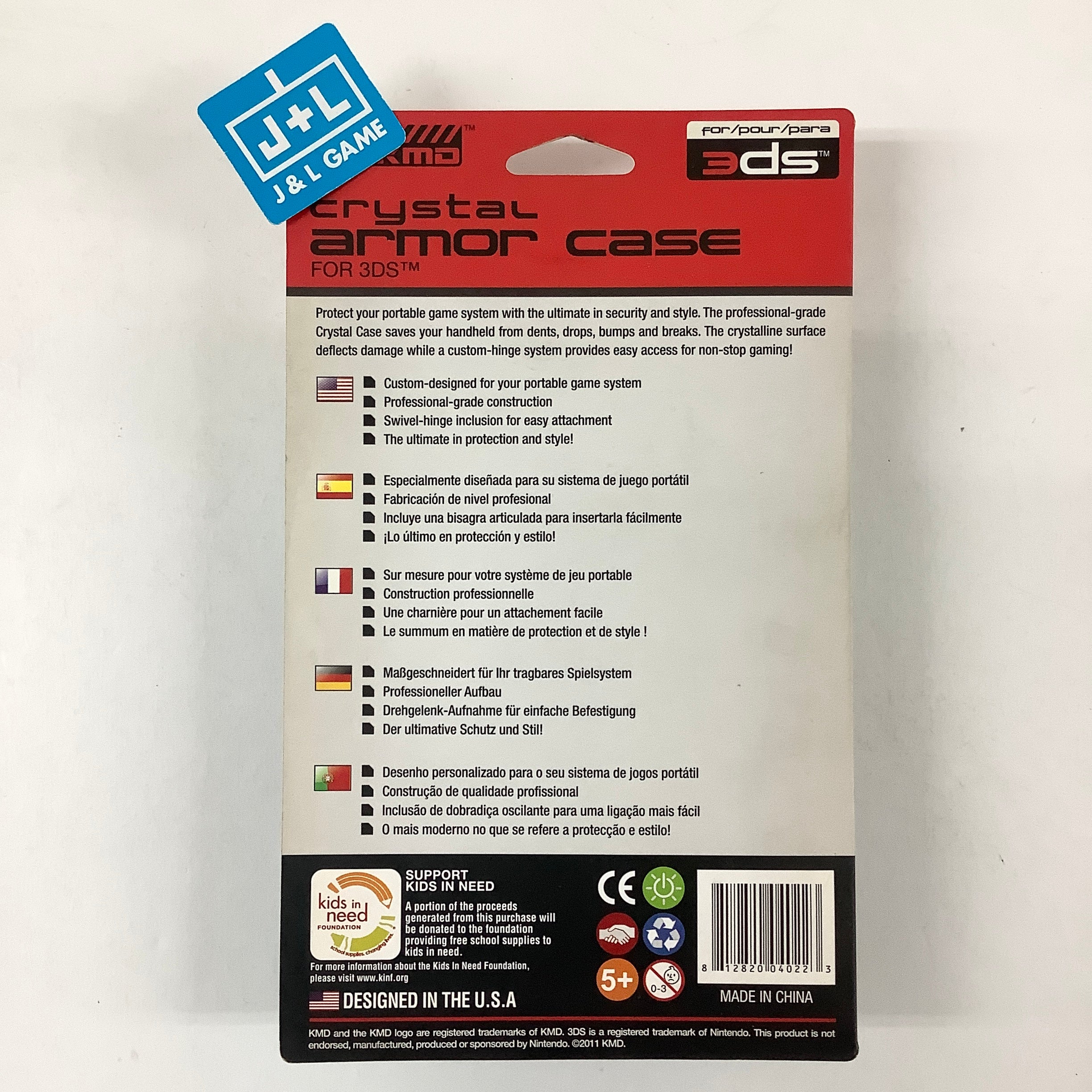 KMD Crystal Armor Case for 3DS - Nintendo 3DS ACCESSORIES KMD   