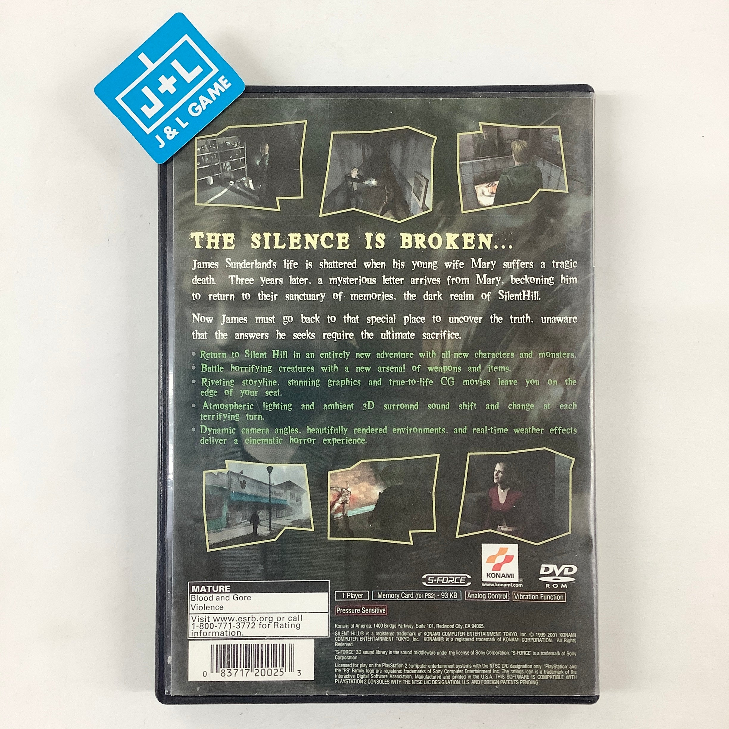 AnnonceSilent Hill 2- Ps2 - - Jeux vidéo AnnonceSilent Hill 2- Ps2 - - Jeux vidéo