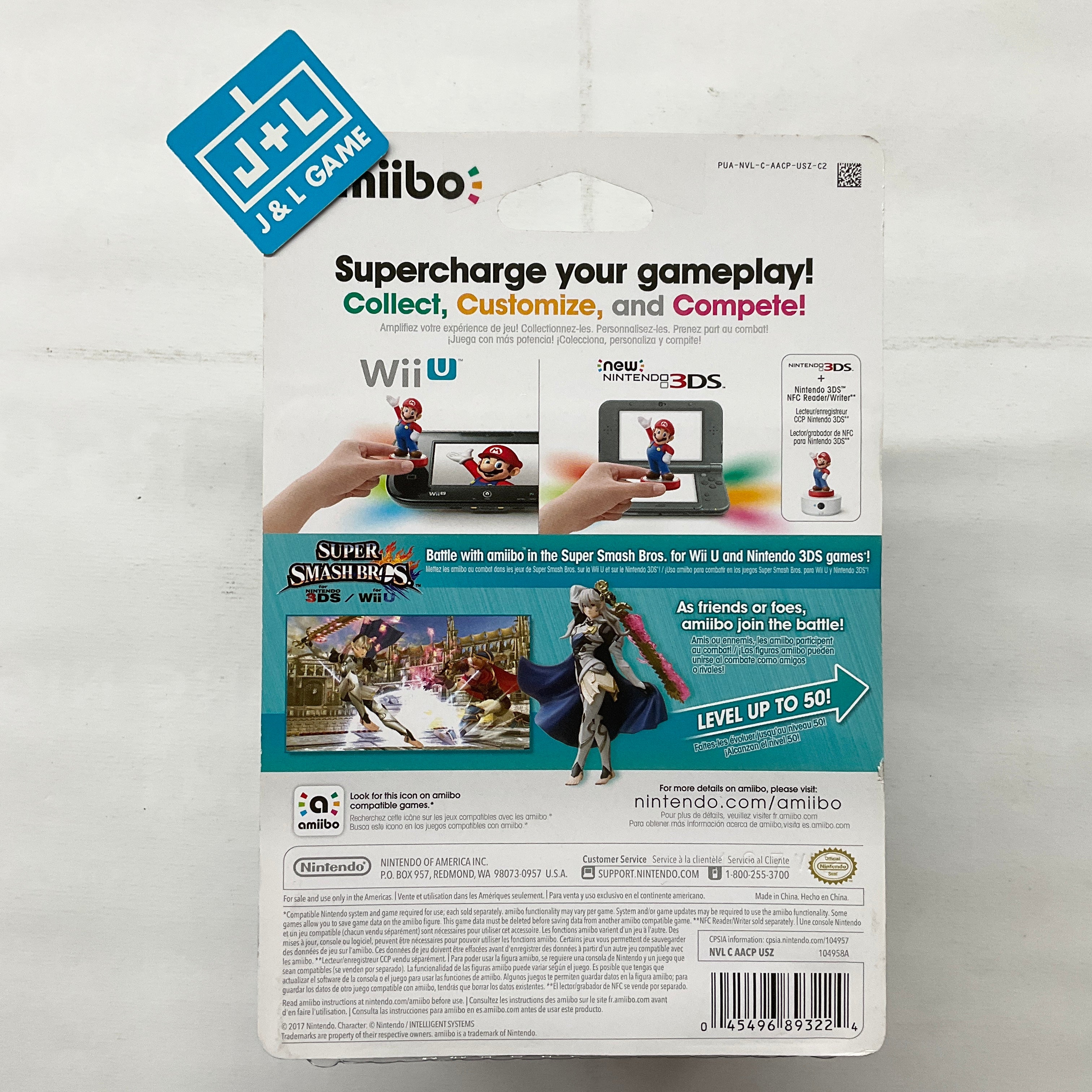 Corrin Player 2 (Super Smash Bros. series) - Nintendo Amiibo Amiibo Nintendo   