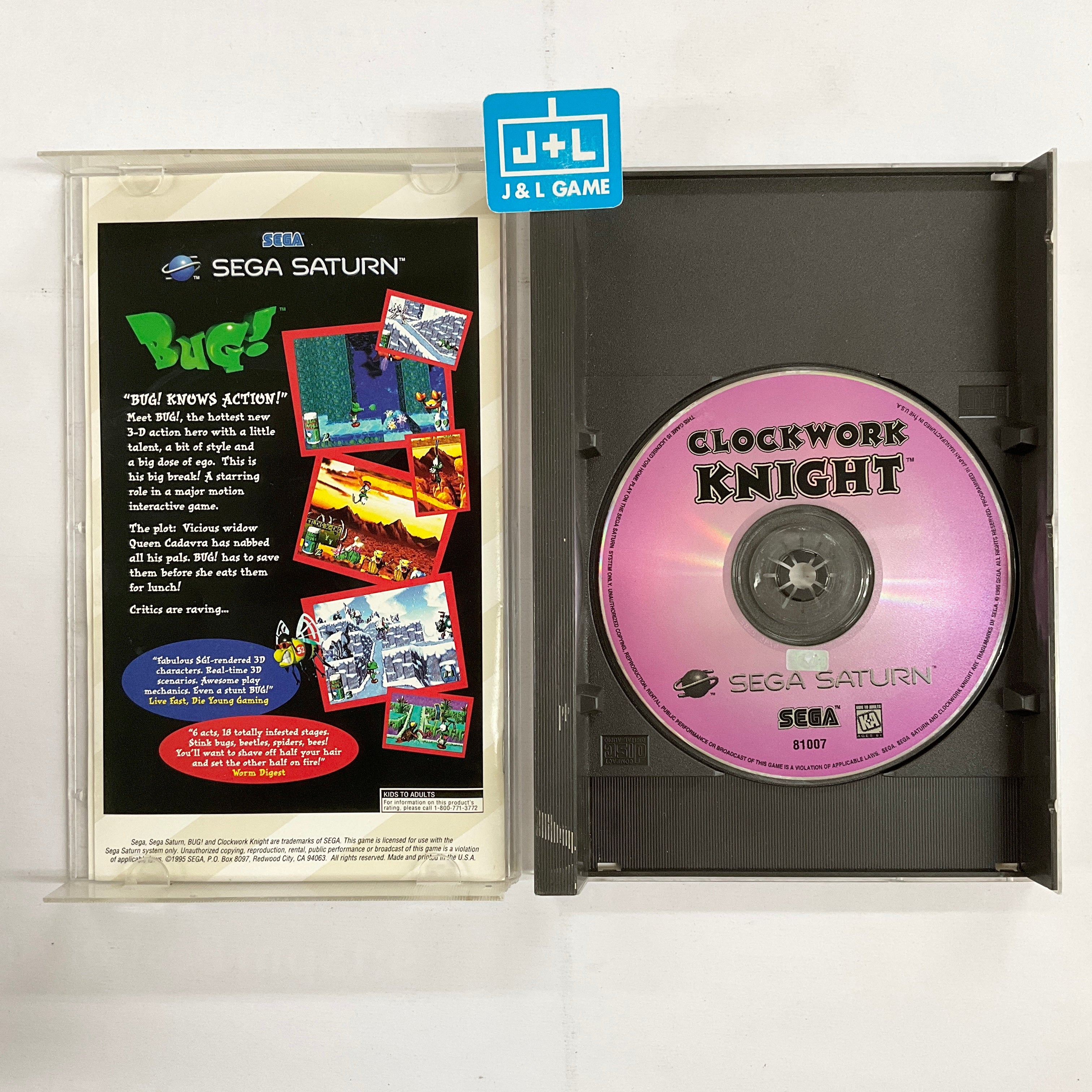 Clockwork Knight - (SS) SEGA Saturn [Pre-Owned] Video Games Sega   