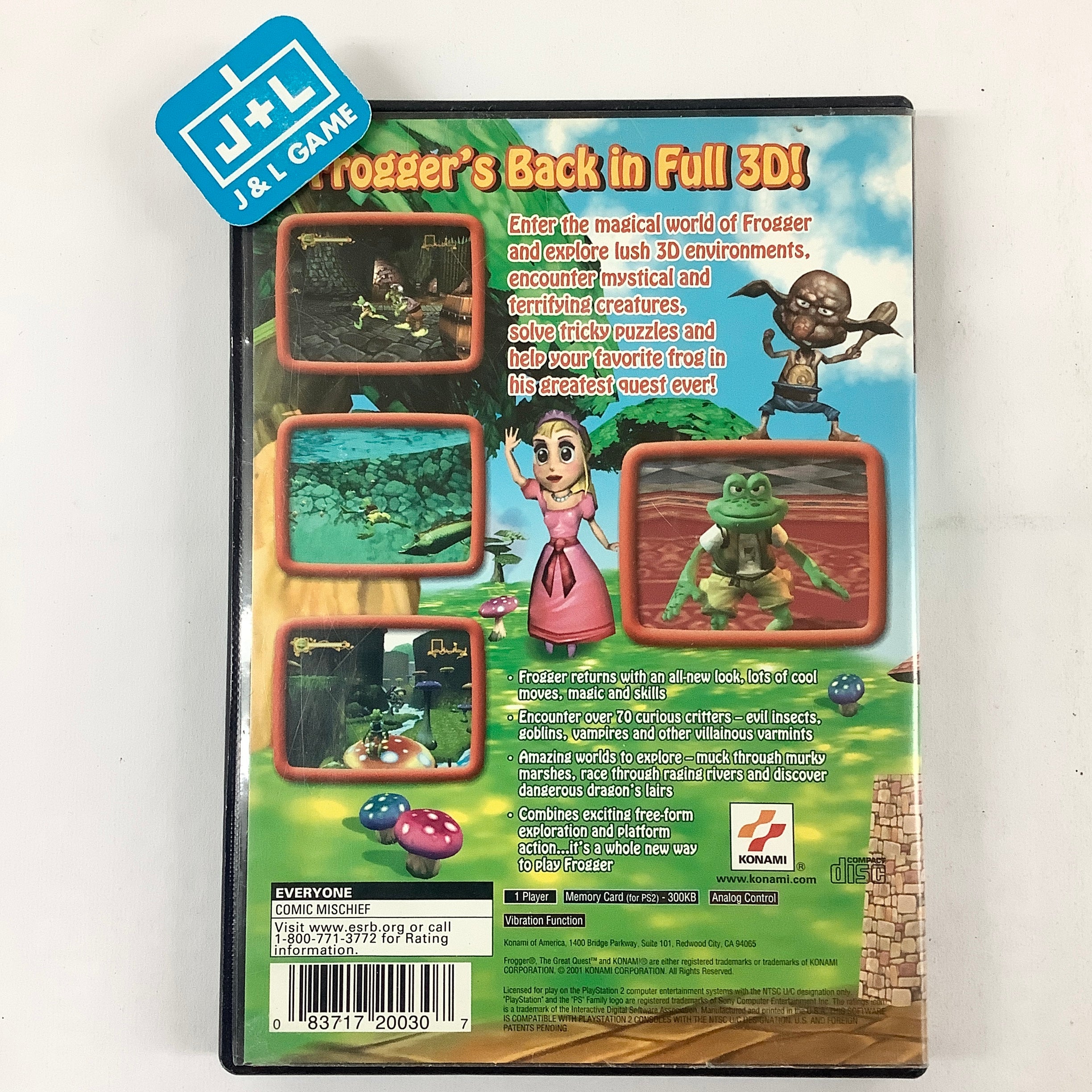 Frogger: The Great Quest - (PS2) PlayStation 2 [Pre-Owned] Video Games Konami   