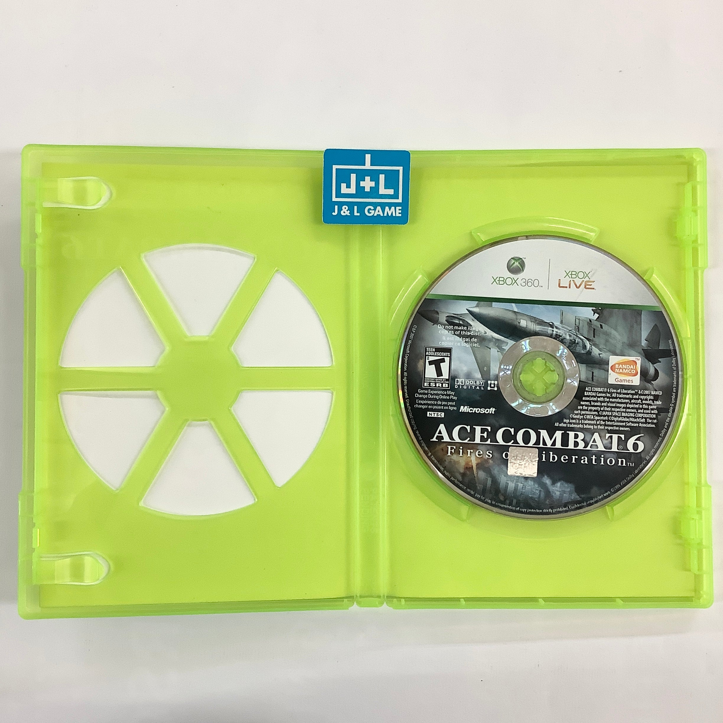 Ace Combat 6: Fires of Liberation - Xbox 360 [Pre-Owned] Video Games Namco Bandai Games   