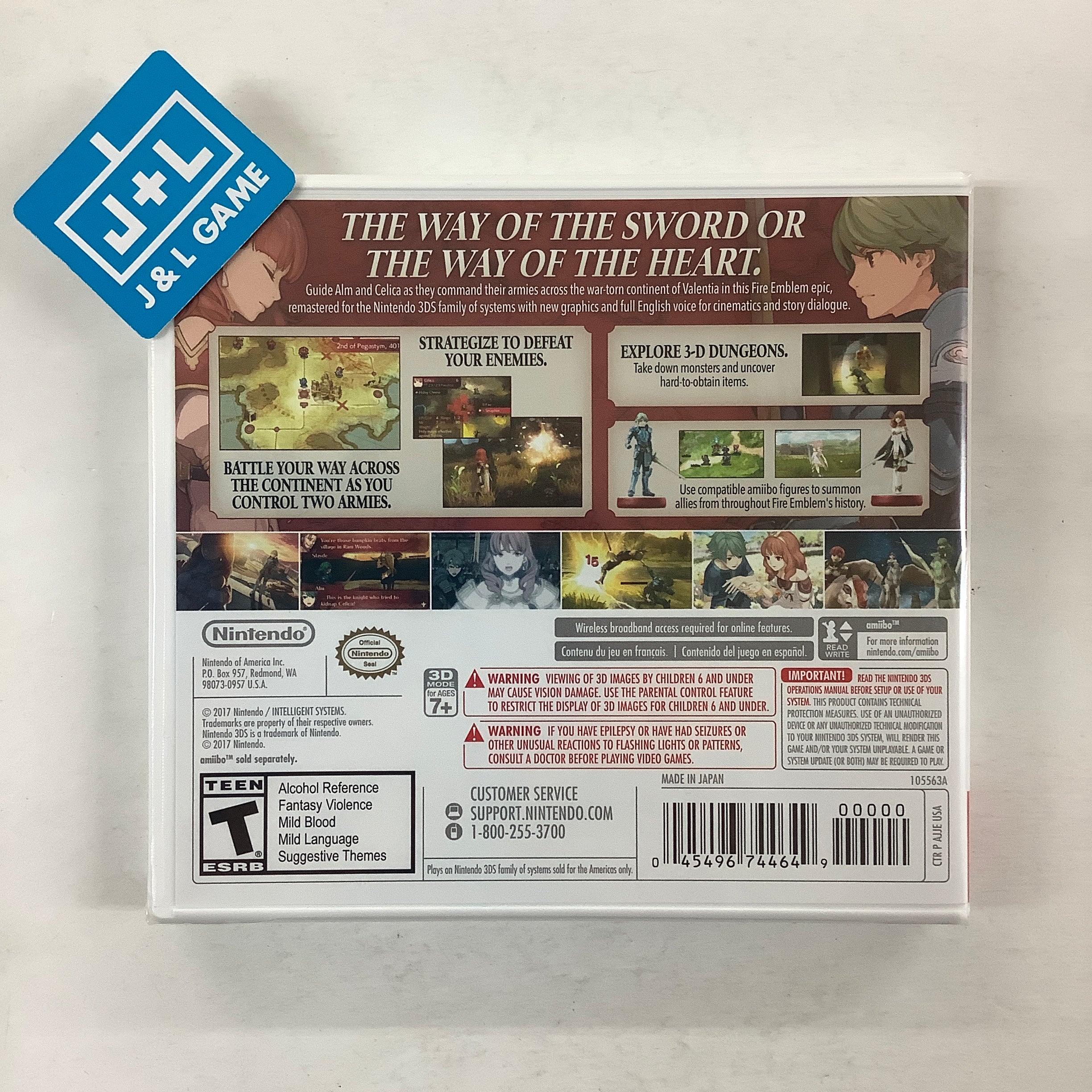 Fire Emblem Echoes: Shadows of Valentia - Nintendo 3DS Video Games Nintendo   