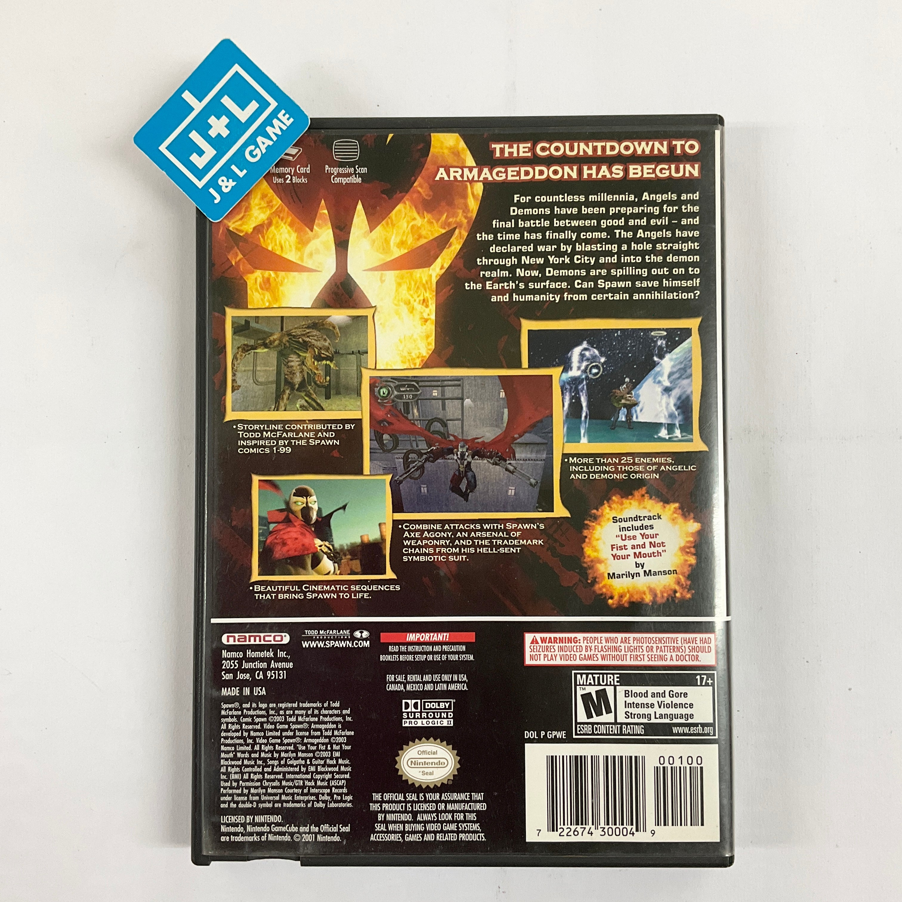 Spawn: Armageddon - (GC) GameCube [Pre-Owned] Video Games Namco   