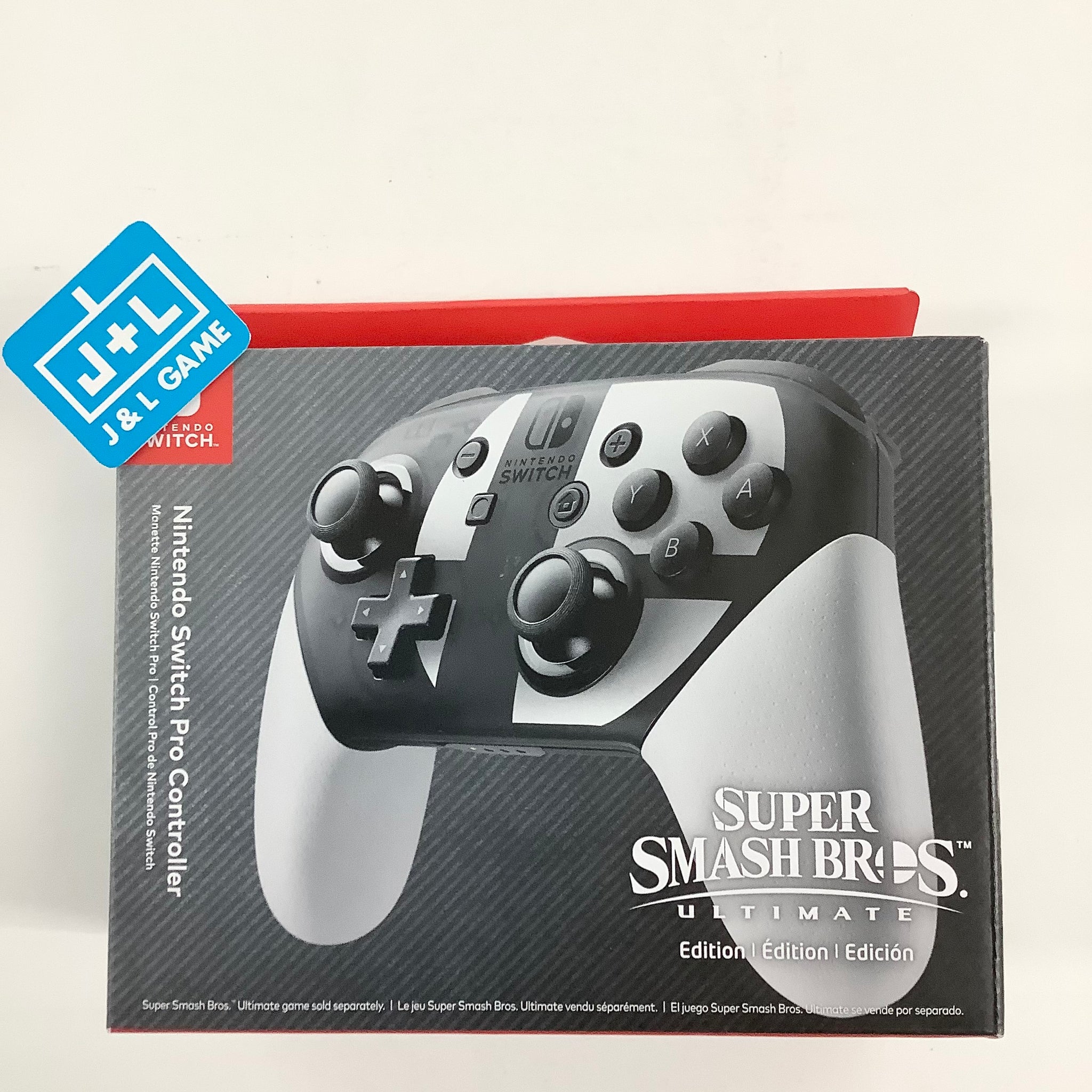 helt seriøst Bøde relæ Nintendo Switch Pro Controller (Super Smash Bros. Ultimate Edition) - – J&L  Video Games New York City
