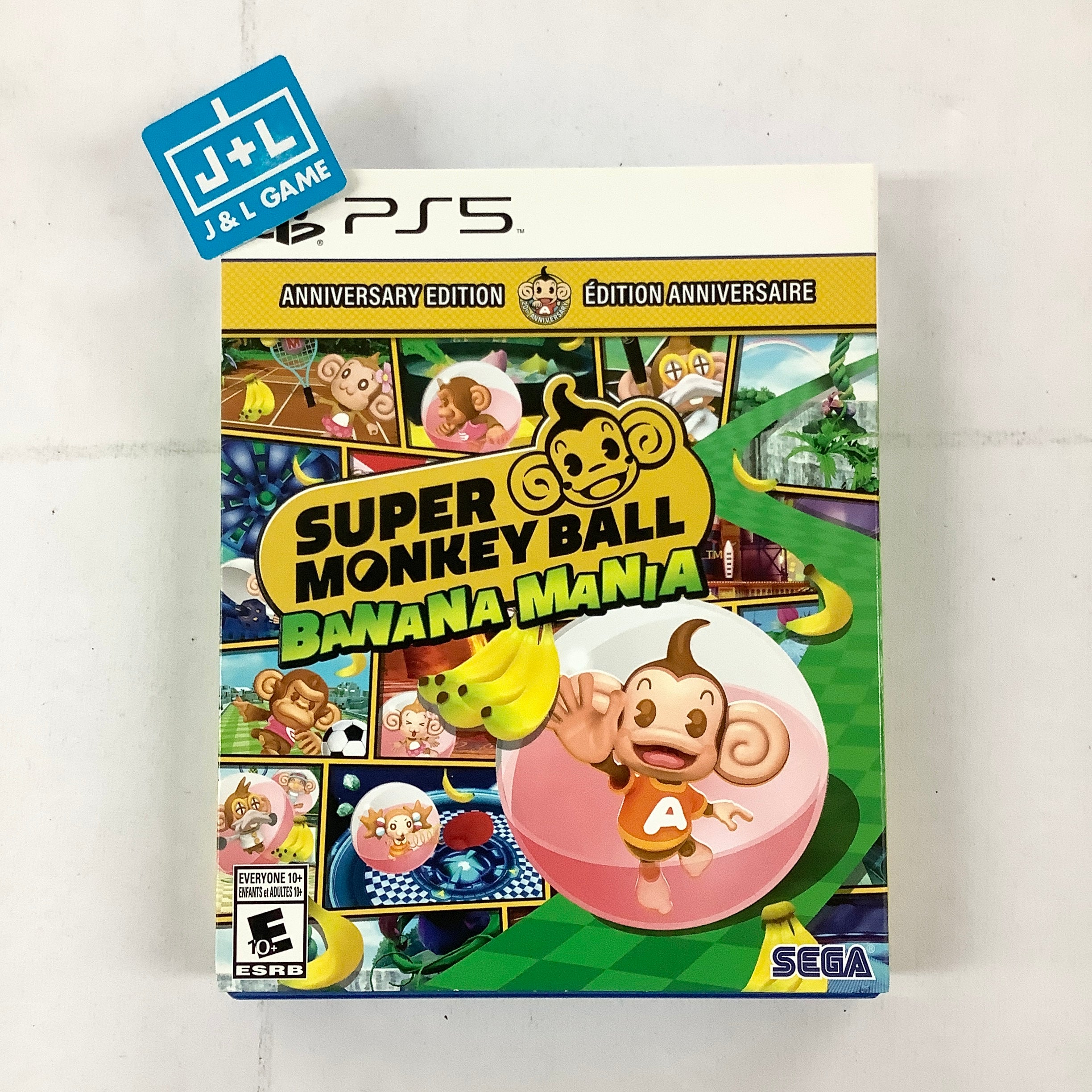 Super Monkey Ball Banana Mania: Anniversary Launch Edition - (PS5) PlayStation 5 [UNBOXING] Video Games SEGA   