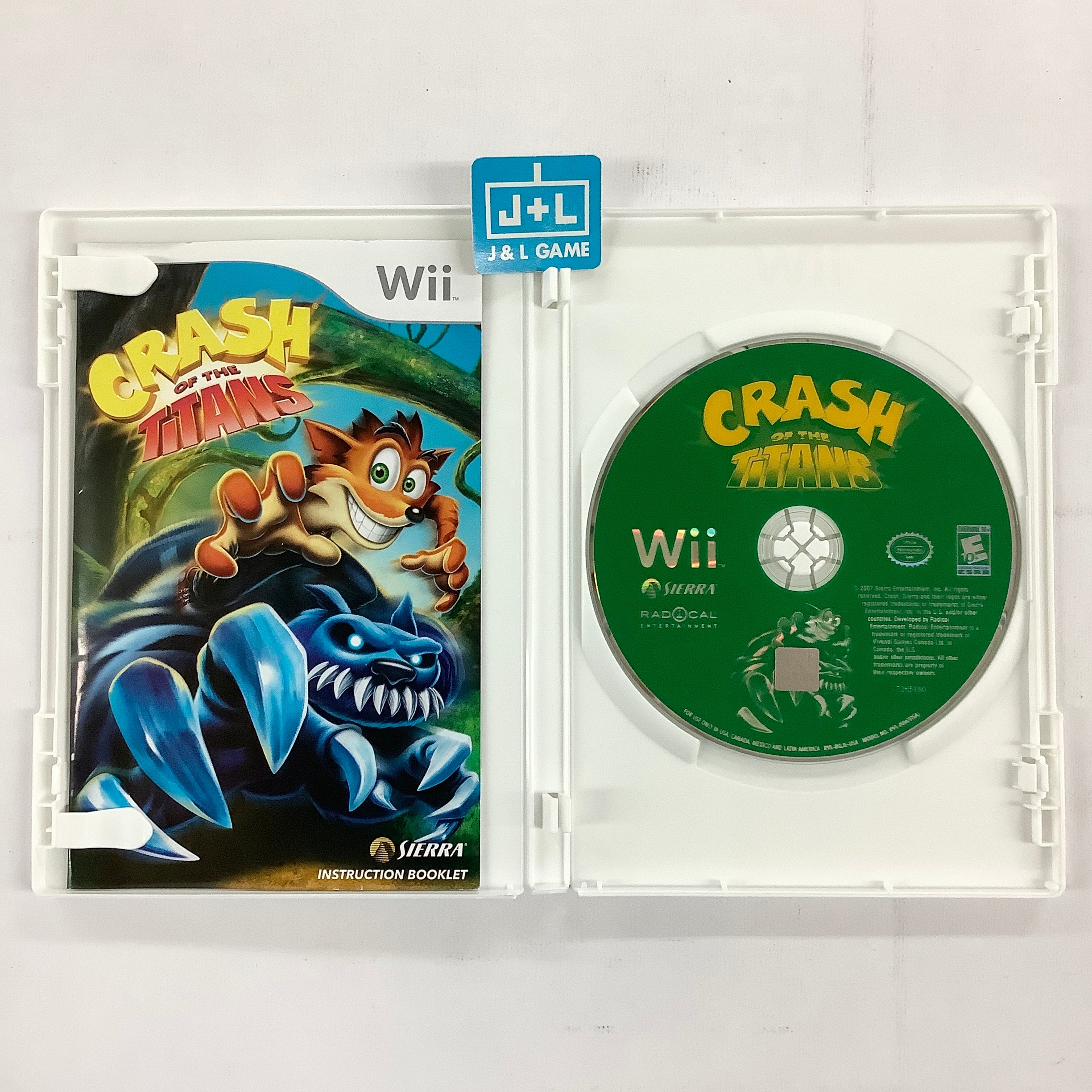 Crash of the Titans - Nintendo Wii [Pre-Owned] | J&L Game