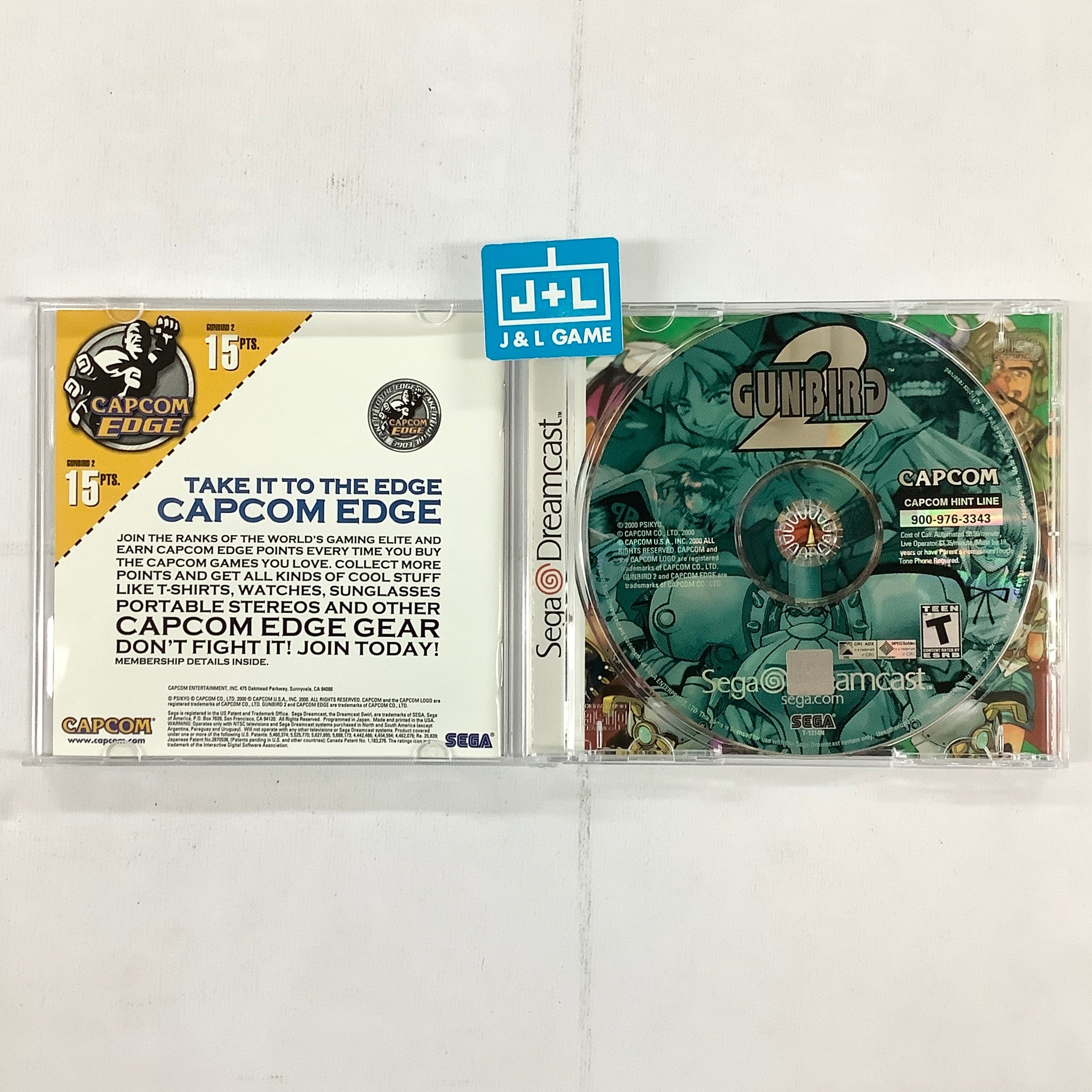 Gunbird 2 - (DC) SEGA Dreamcast  [Pre-Owned] Video Games Capcom   