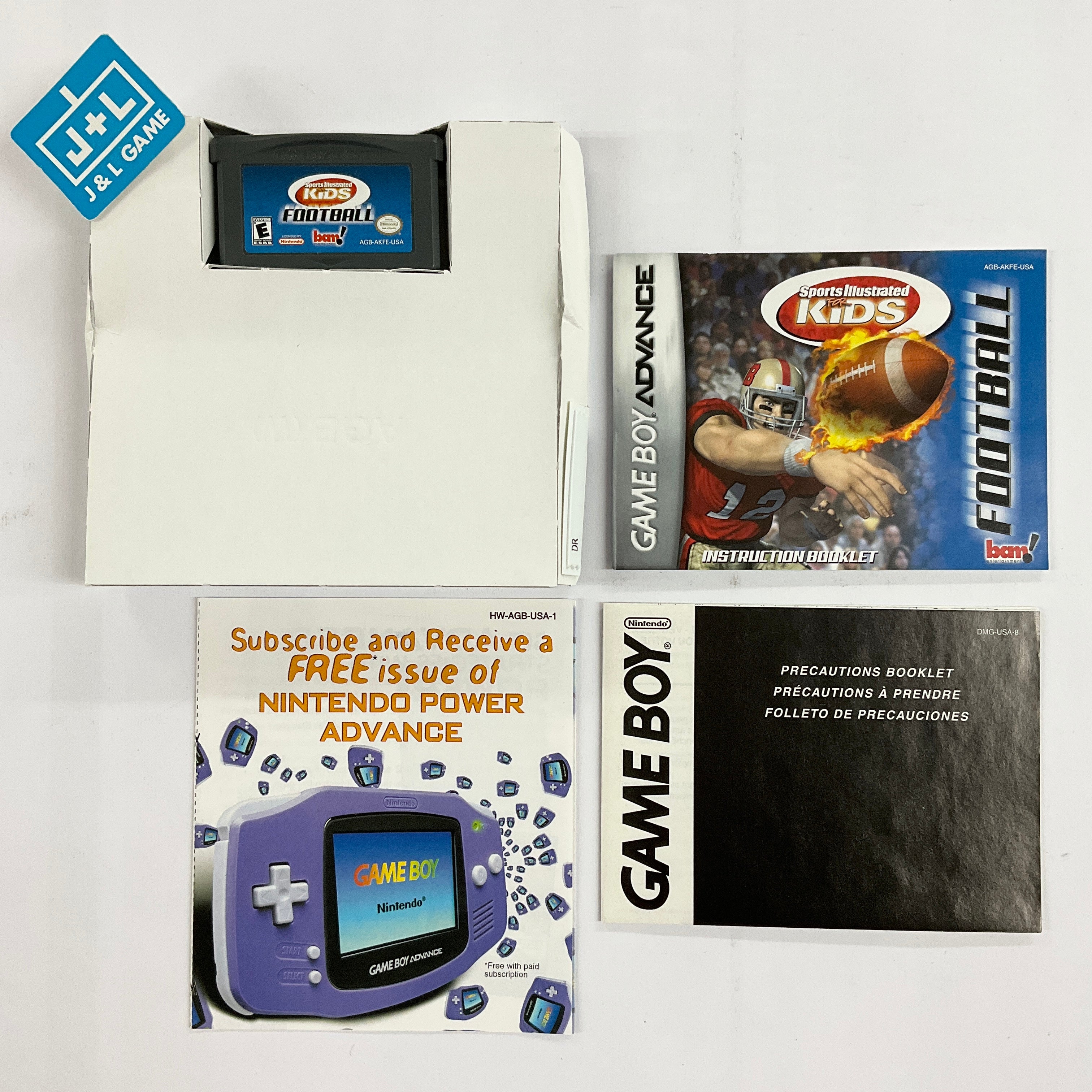 Sports Illustrated for Kids: Football - (GBA) Game Boy Advance [Pre-Owned] Video Games Bam Entertainment   