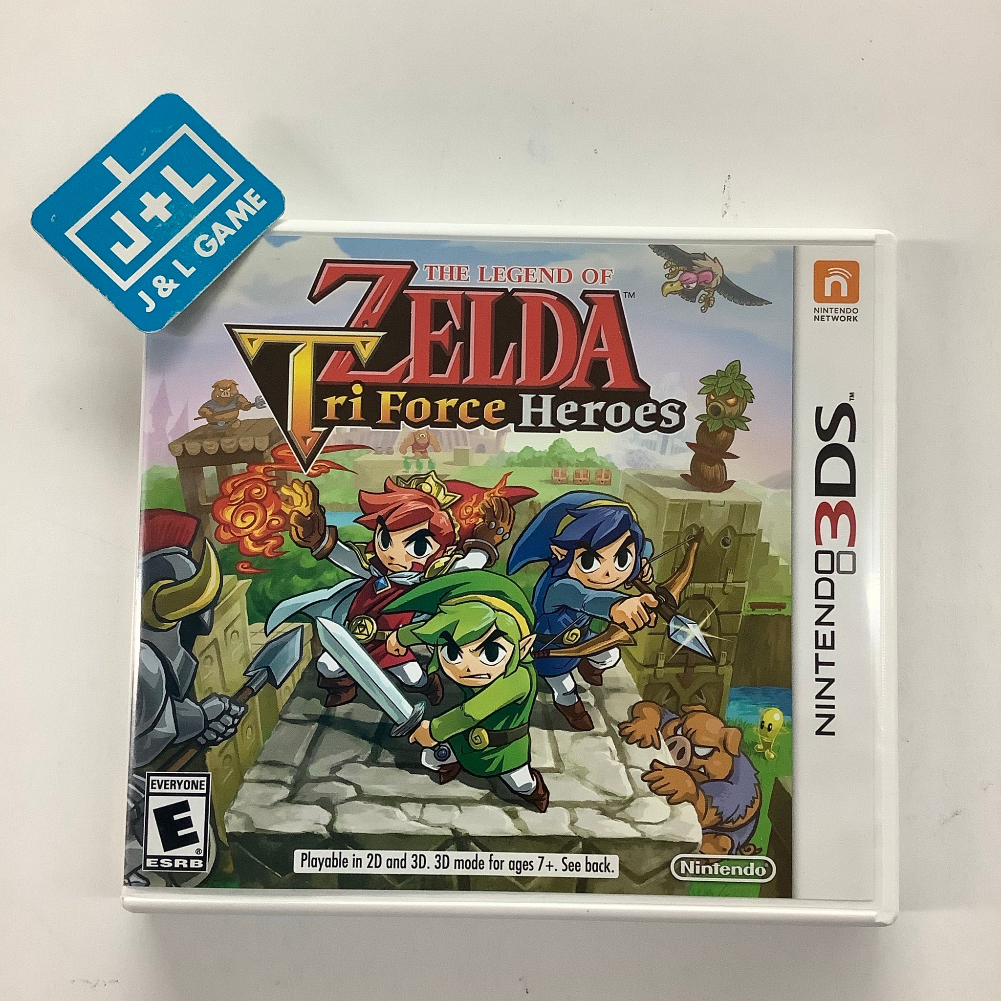 Pre-Owned - The Legend of Zelda: Tri-Force Heroes, Nintendo, Nintendo 3DS,  045496743345 