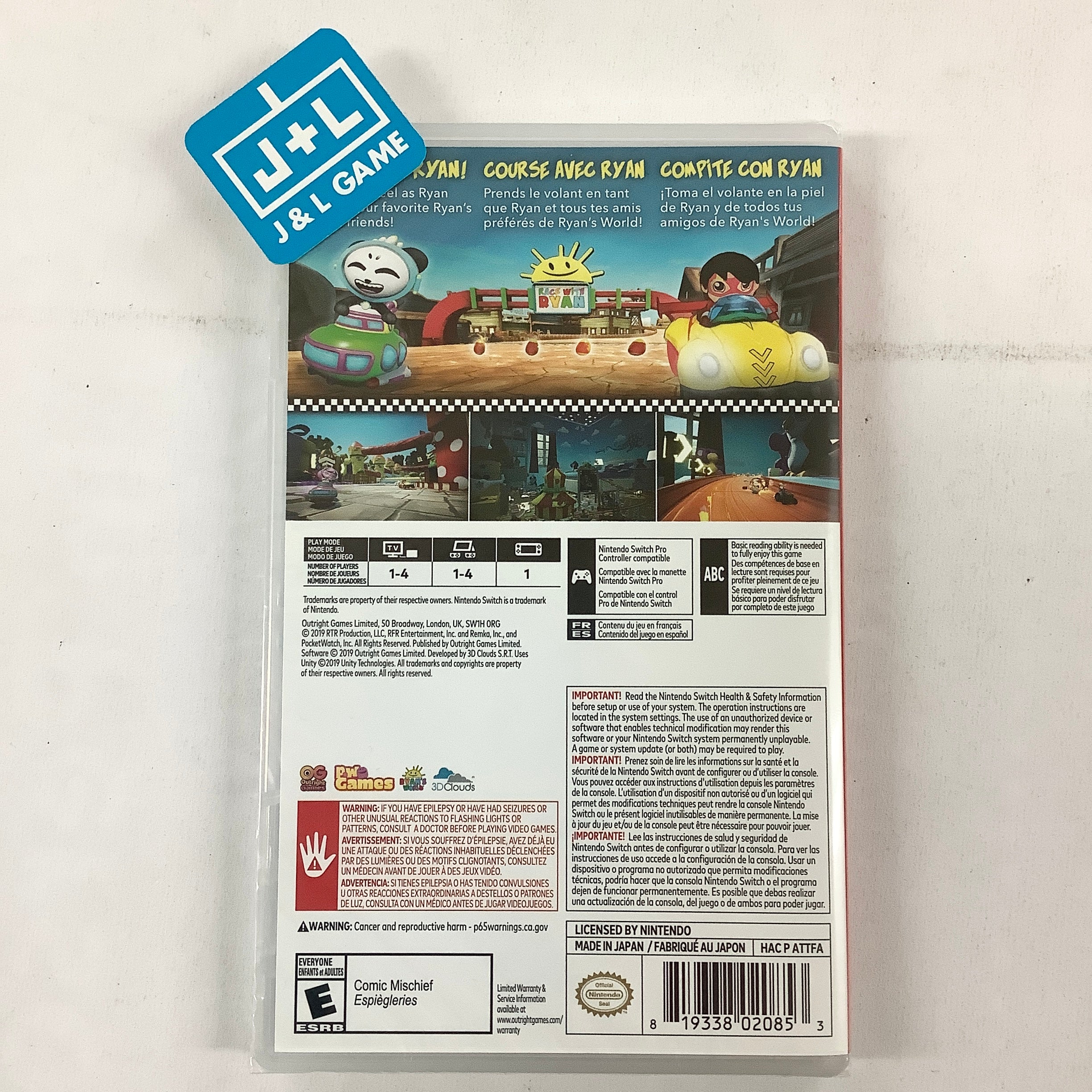 Race with Ryan - (NSW) Nintendo Switch Video Games Outright Games   