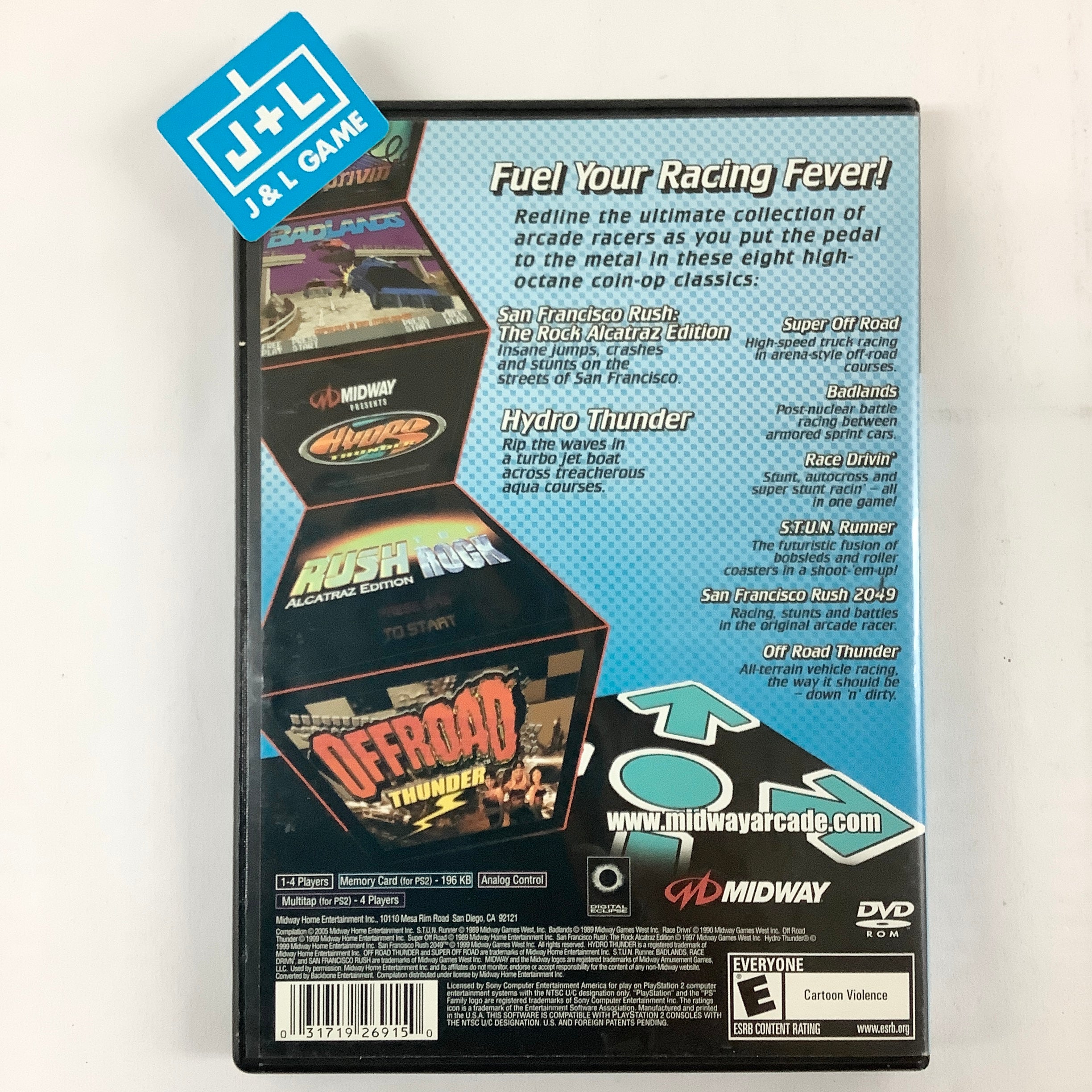 Midway Arcade Treasures 3 - (PS2) PlayStation 2 [Pre-Owned] Video Games Midway   