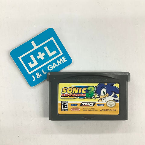 Sonic Advance 3 - (GBA) Game Boy Advance [Pre-Owned] Video Games THQ   