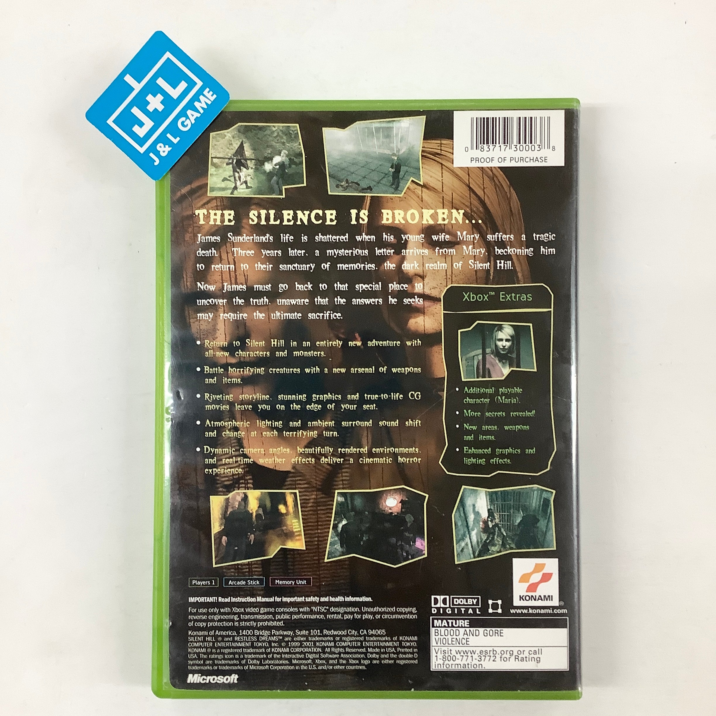 Silent Hill 2: Restless Dreams - (XB) Xbox [Pre-Owned] | J&L