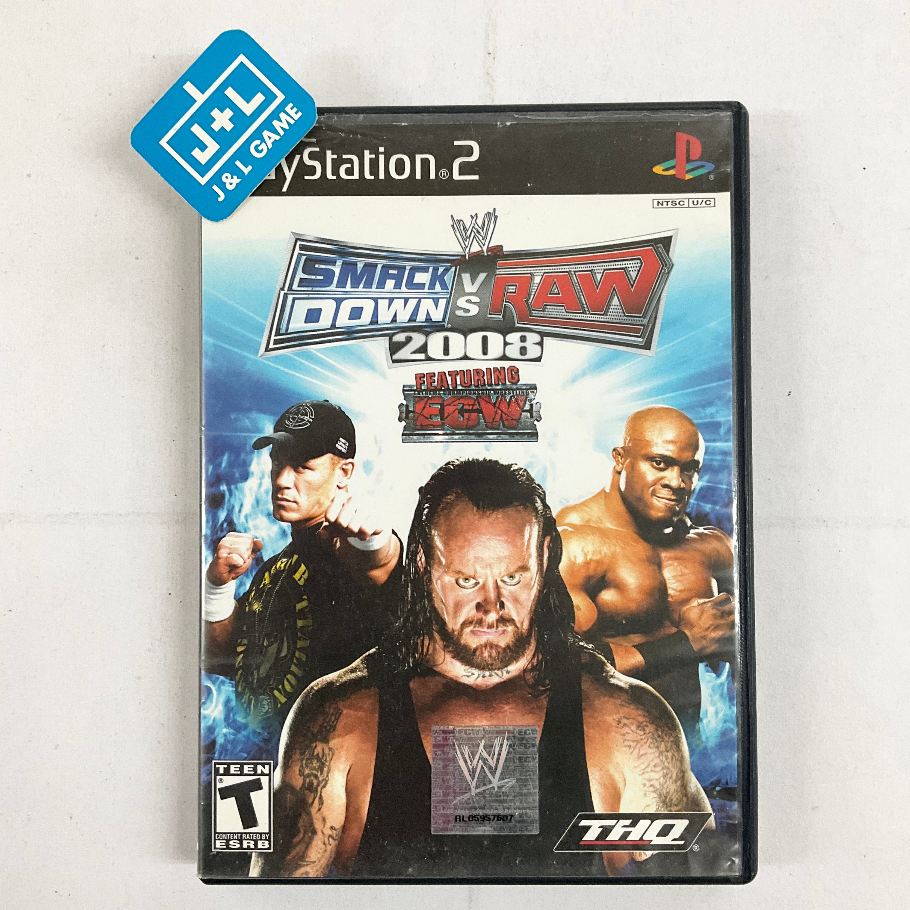 WWE SmackDown vs. Raw 2008 - (PS2) PlayStation 2 [Pre-Owned] Video Games THQ   