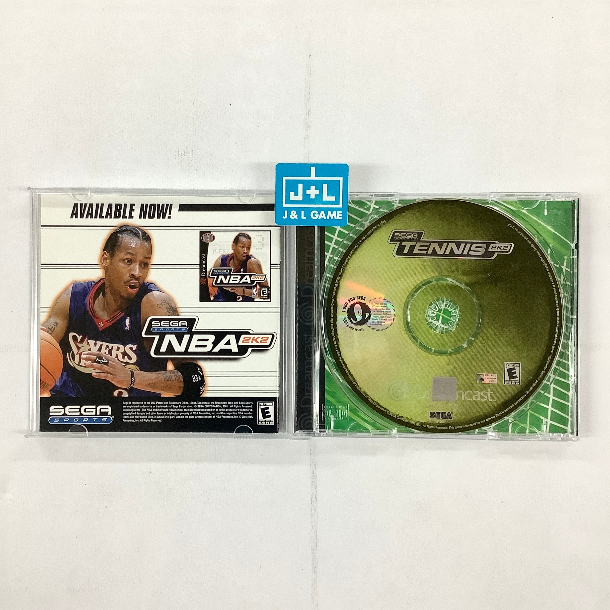 Tennis 2K2 - (DC) SEGA Dreamcast  [Pre-Owned] Video Games Sega   