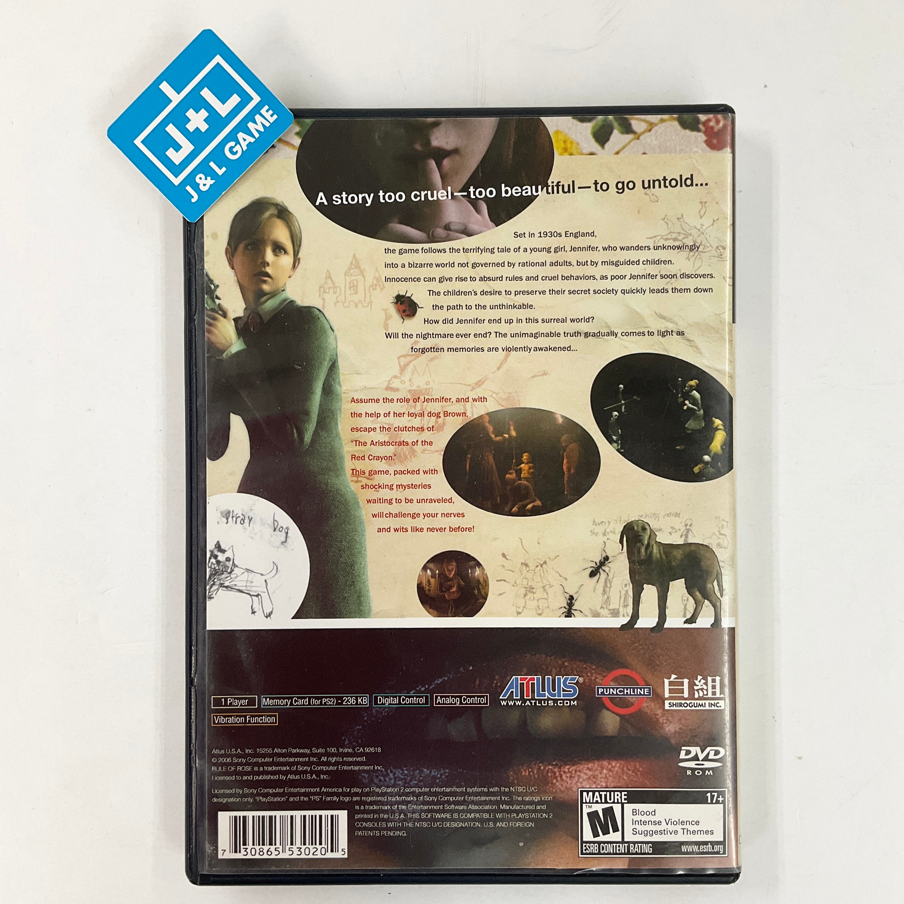 Rule of Rose - (PS2) PlayStation 2 [Pre-Owned] Video Games Shirogumi   
