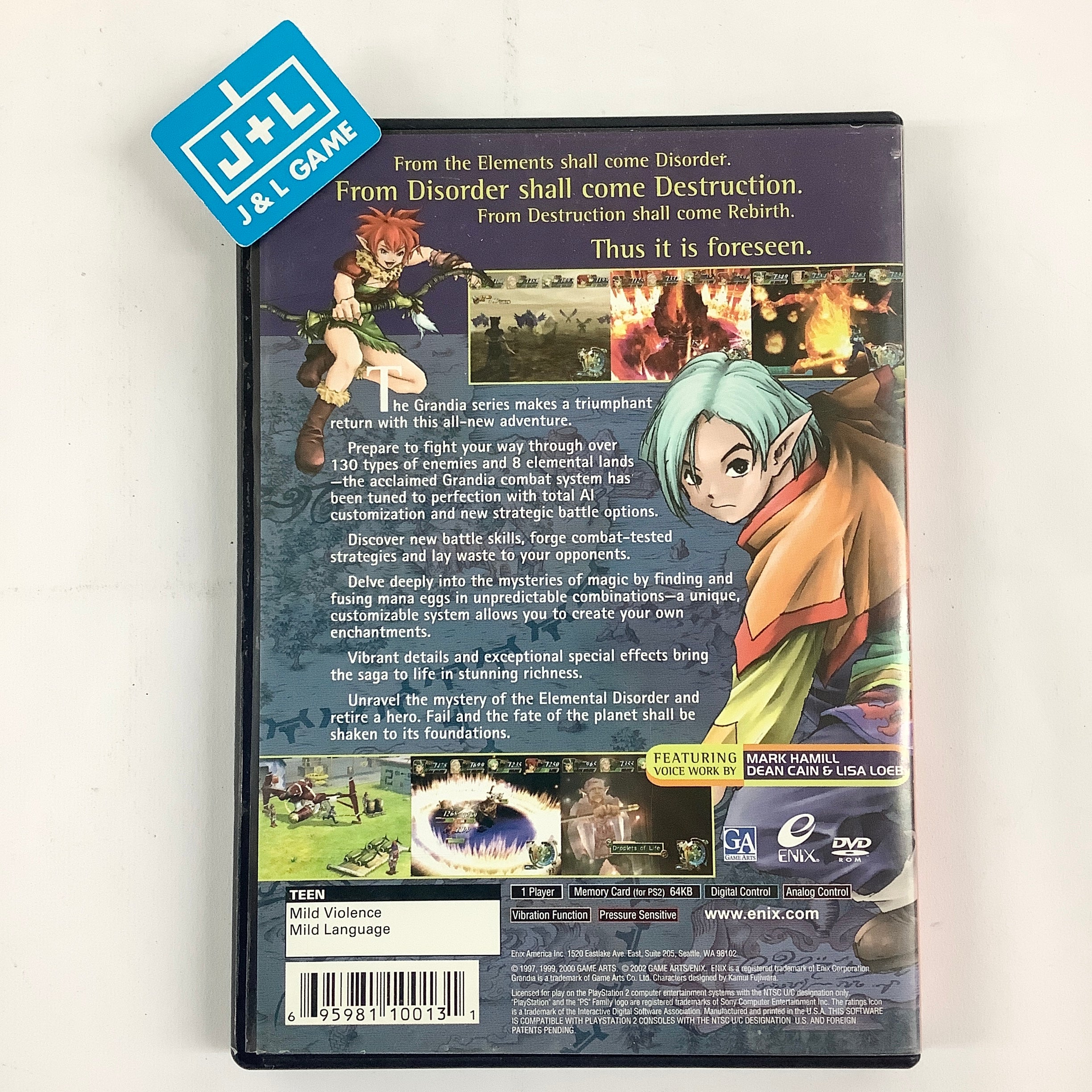 Grandia Xtreme - (PS2) PlayStation 2 [Pre-Owned] Video Games Enix Corporation   