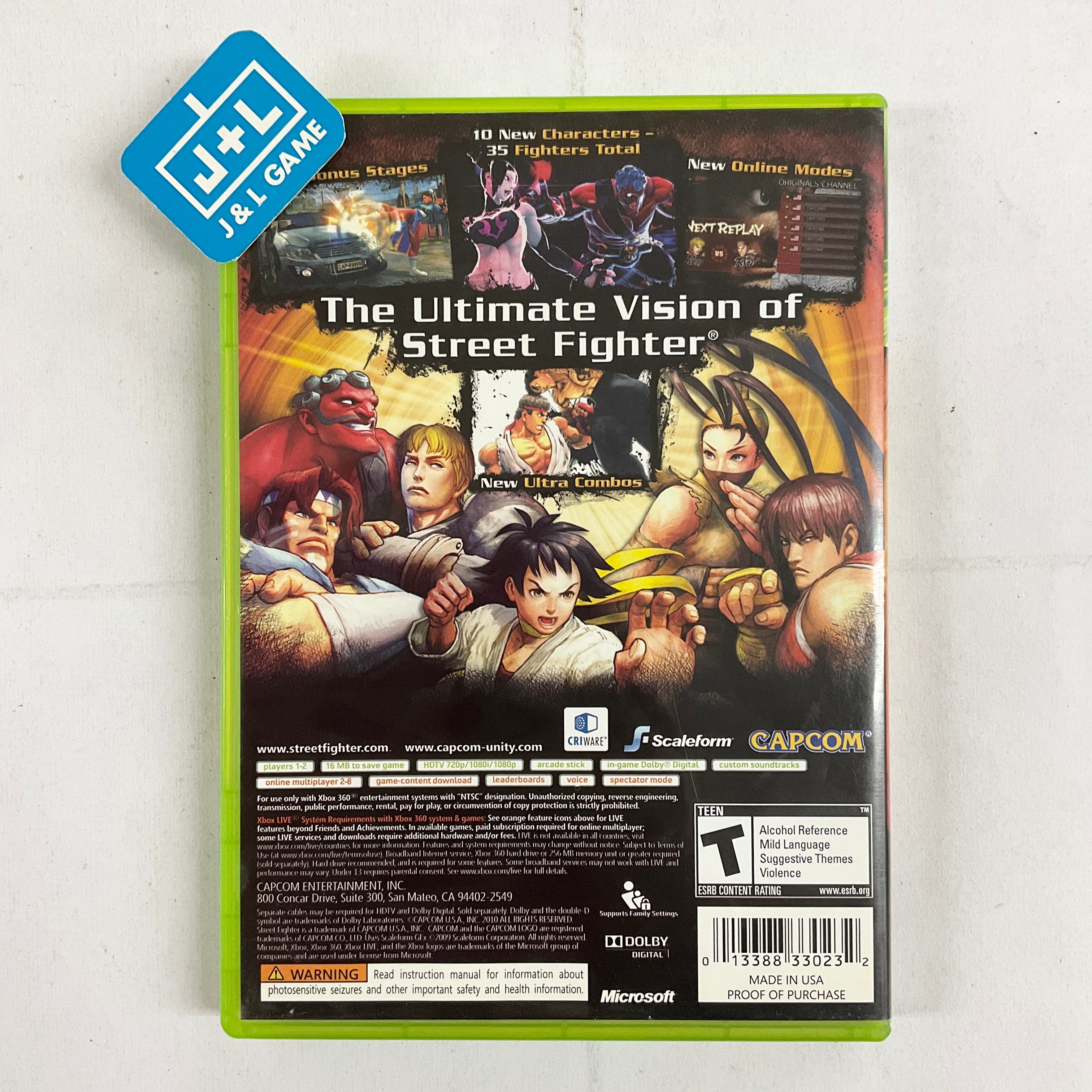 Super Street Fighter IV - Xbox 360 [Pre-Owned] Video Games Capcom   