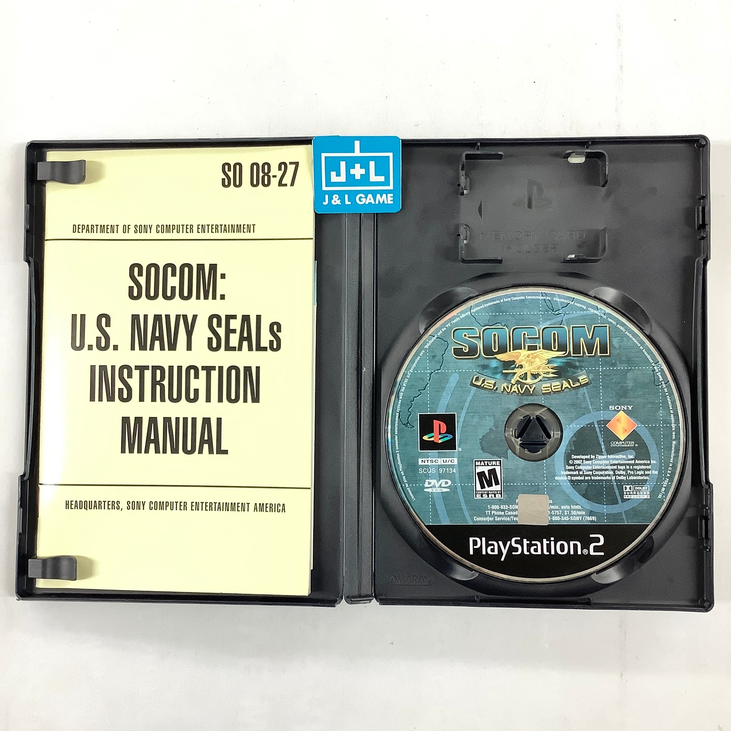 SOCOM: U.S. Navy SEALs - (PS2) PlayStation 2 [Pre-Owned] Video Games SCEA   