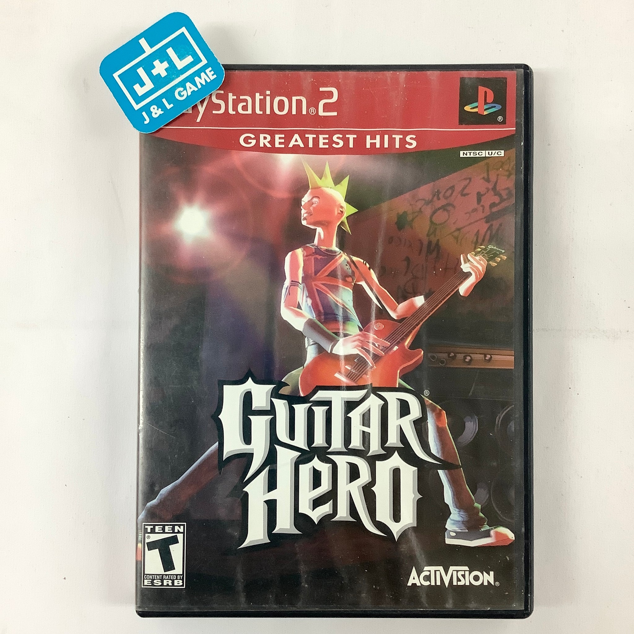 Guitar Hero (Greatest Hits) (PS2) PlayStation 2 [PreOwned] J&L