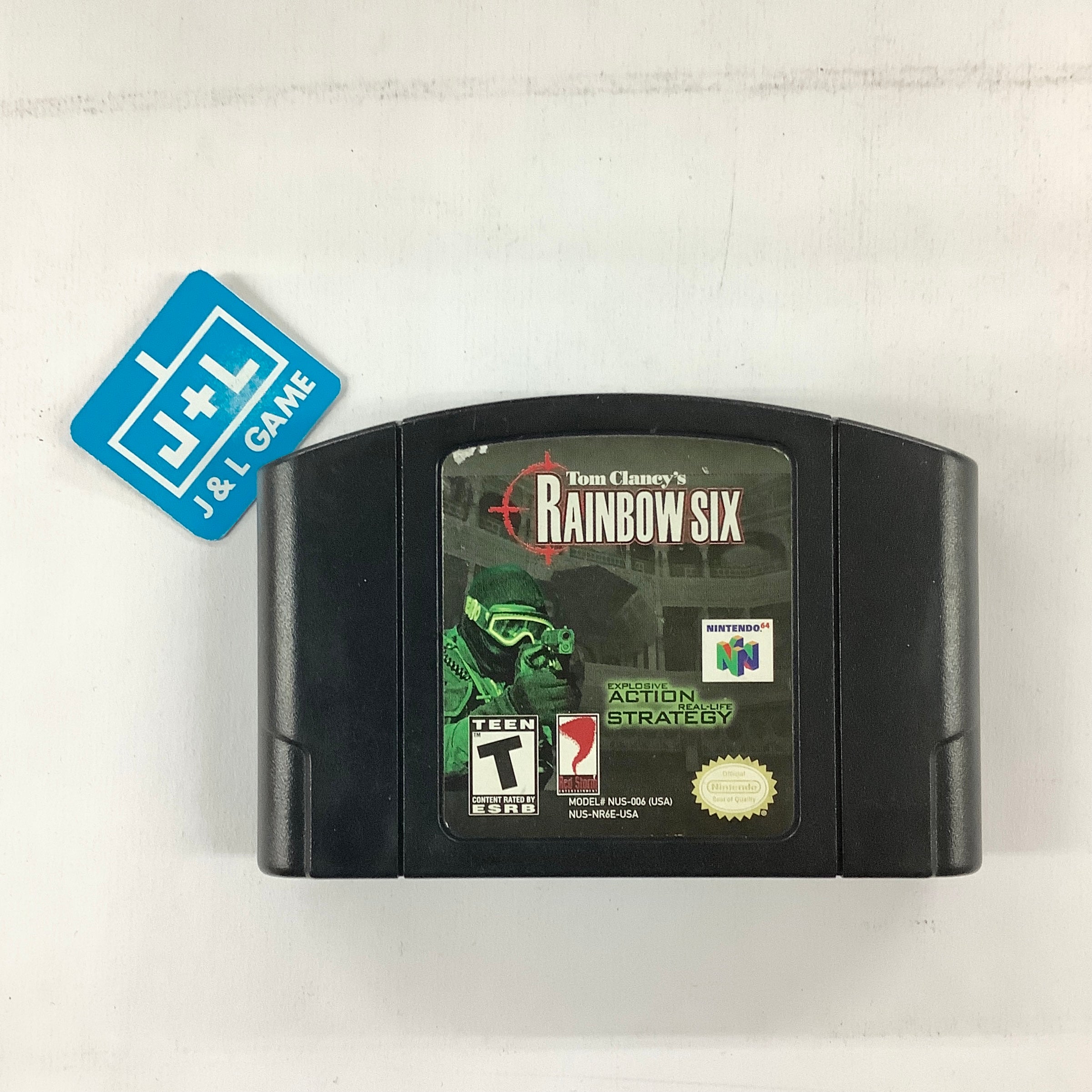 Tom Clancy's Rainbow Six (Black) - (N64) Nintendo 64 [Pre-Owned] Video Games Red Storm Entertainment   