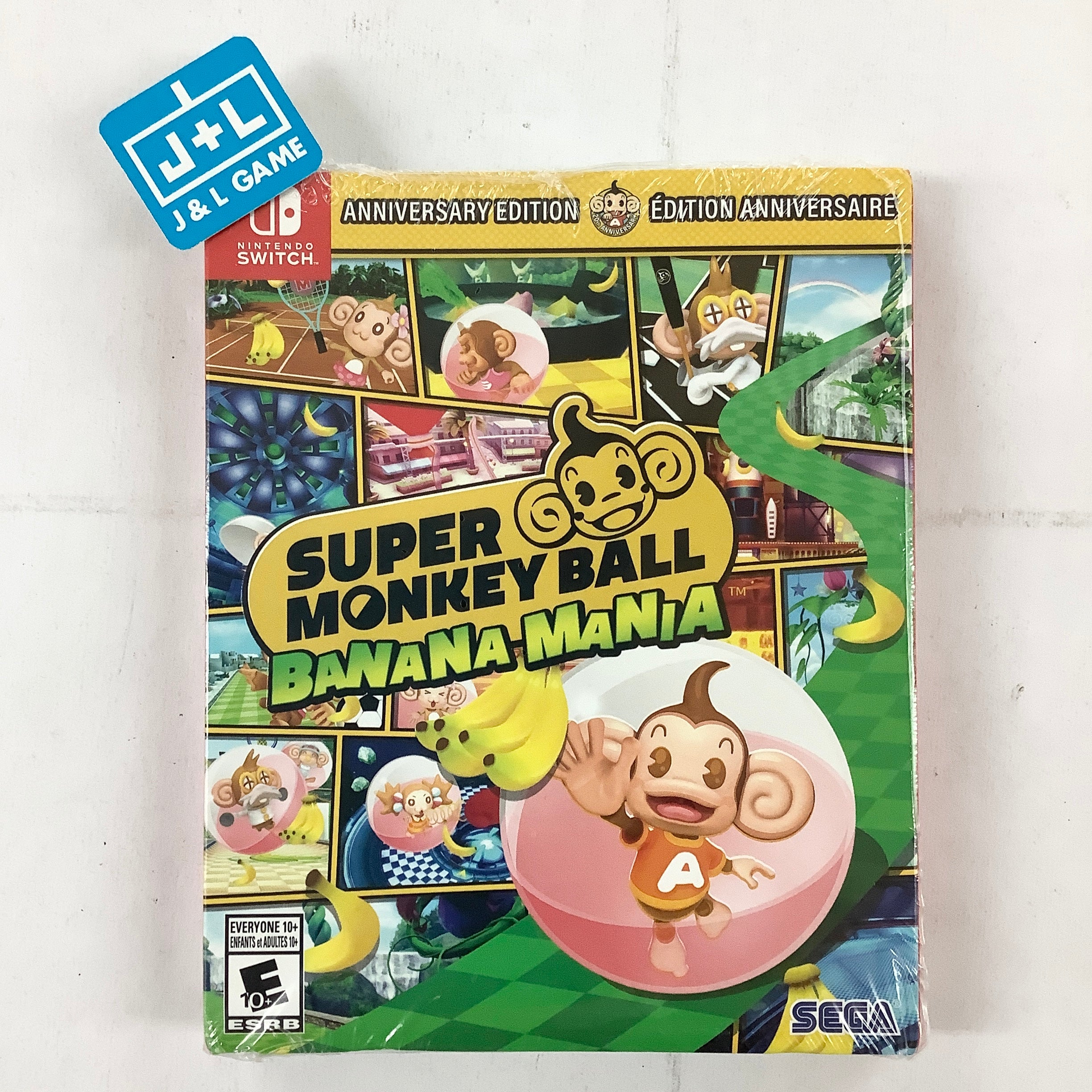 Super Monkey Ball Banana Mania: Anniversary Launch Edition - (NSW) Nintendo Switch Video Games SEGA   