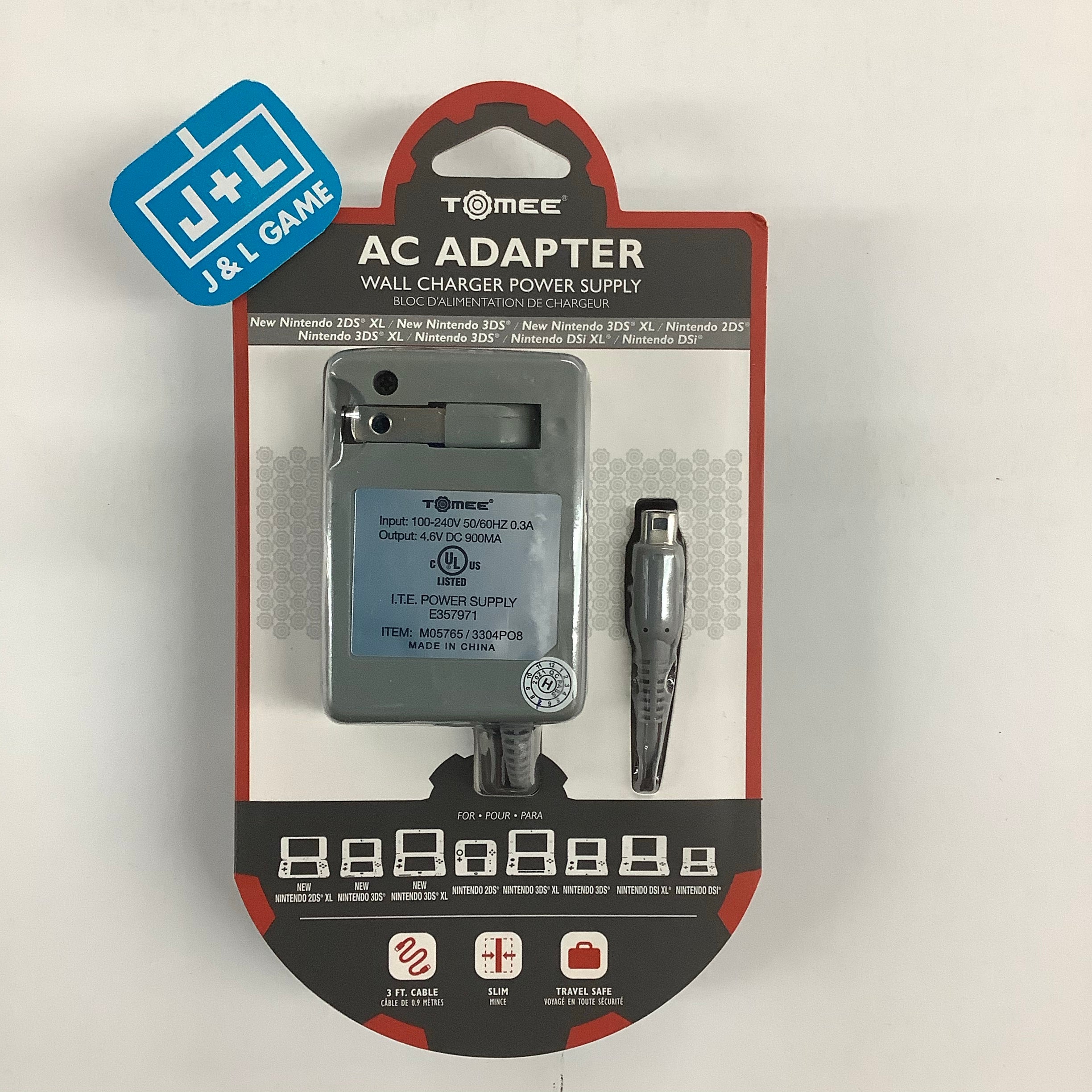 Tomee AC Adapter - Nintendo 3DS Accessories Tomee   