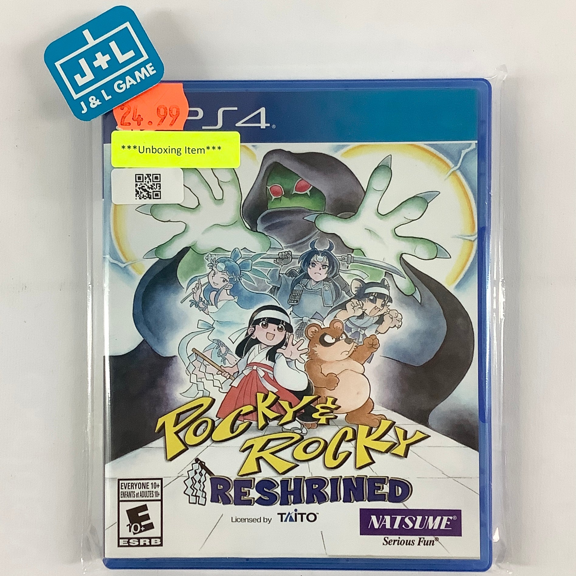 Pocky & Rocky Reshrined - (PS4) PlayStation 4 [UNBOXING] Video Games Natsume   