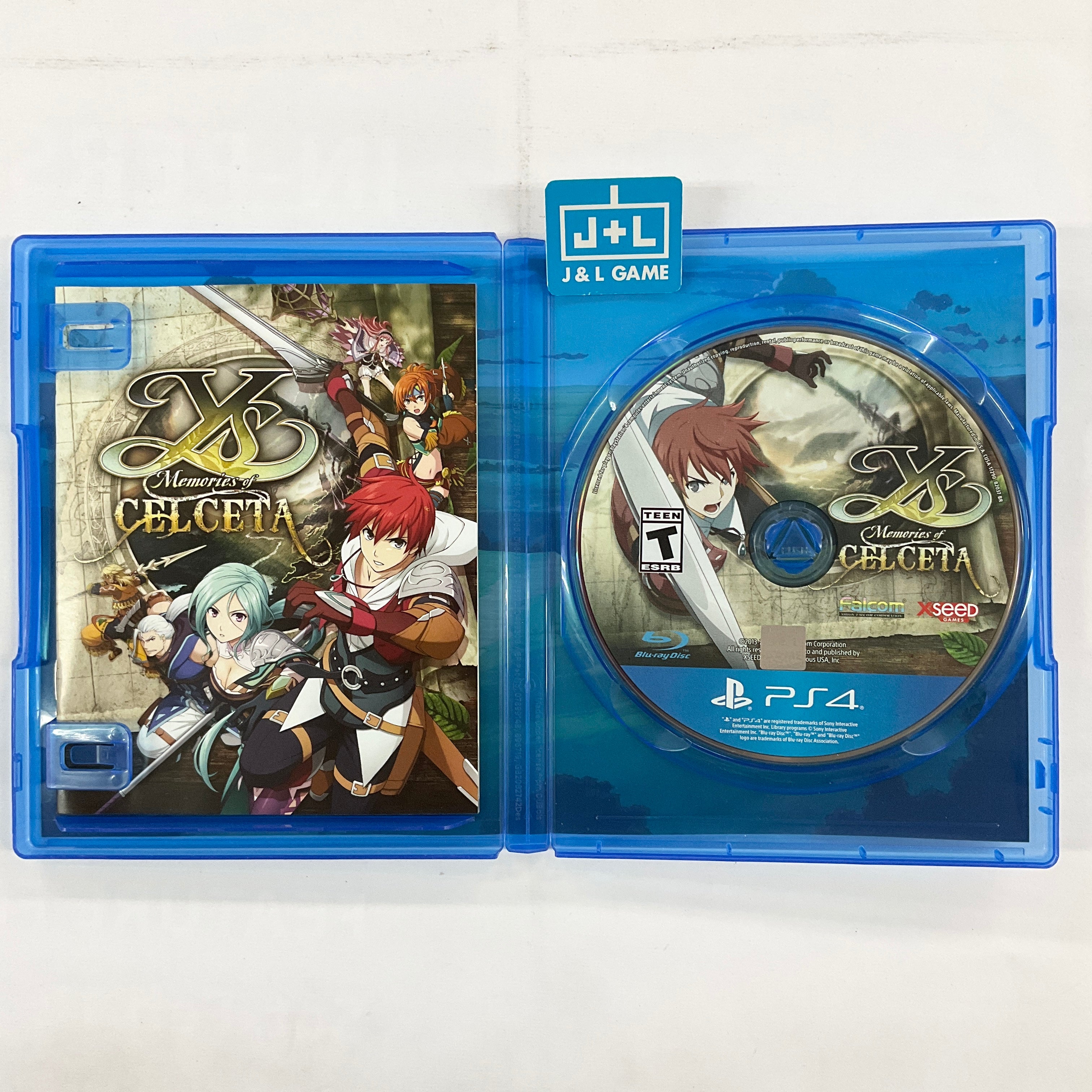 Ys: Memories of Celceta - (PS4) PlayStation 4 [Pre-Owned] Video Games XSEED Games   