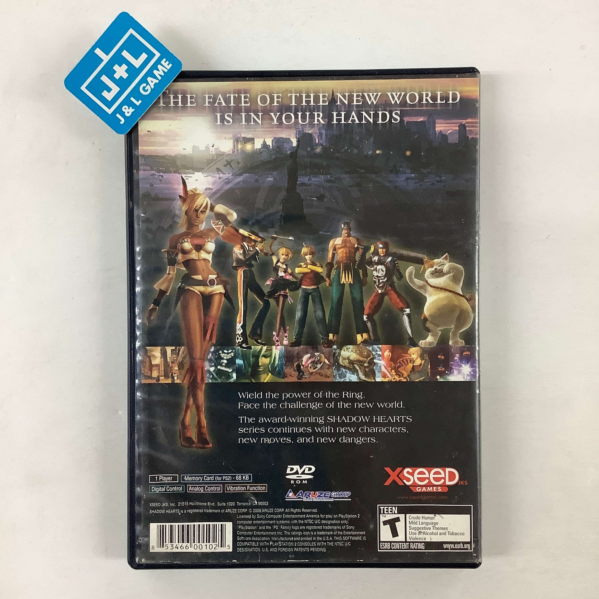 Shadow Hearts: From the New World - (PS2) PlayStation 2 [Pre-Owned] Video Games XSEED Games   