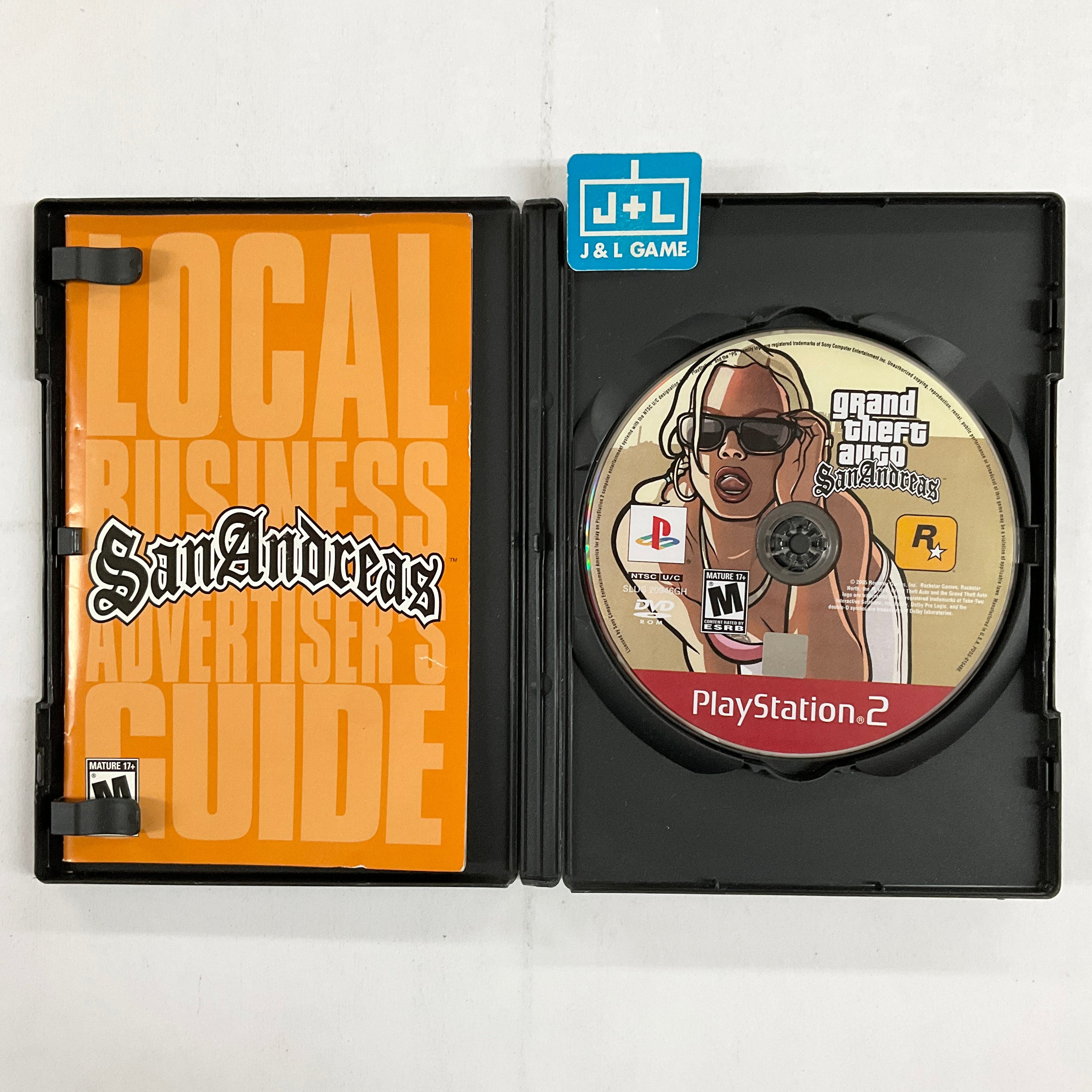 Grand Theft Auto: San Andreas (Greatest Hits) - (PS2) PlayStation 2 [Pre-Owned] Video Games Rockstar Games   