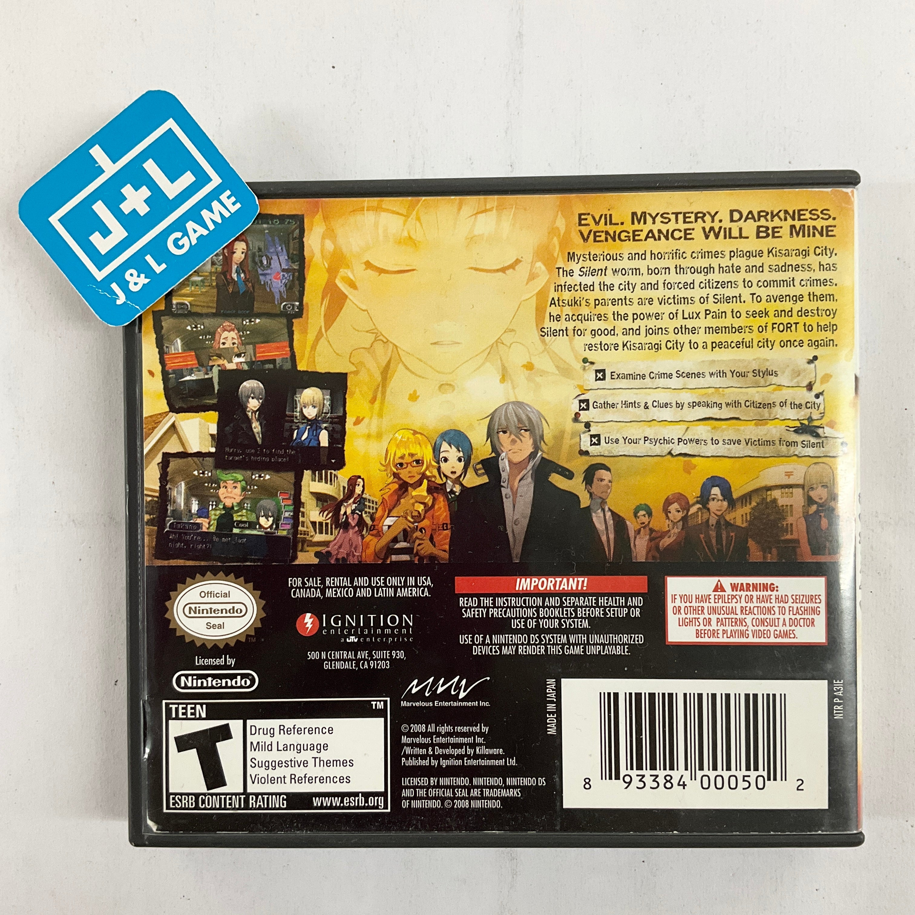 Lux Pain - (NDS) Nintendo DS [Pre-Owned] Video Games Ignition Entertainment   