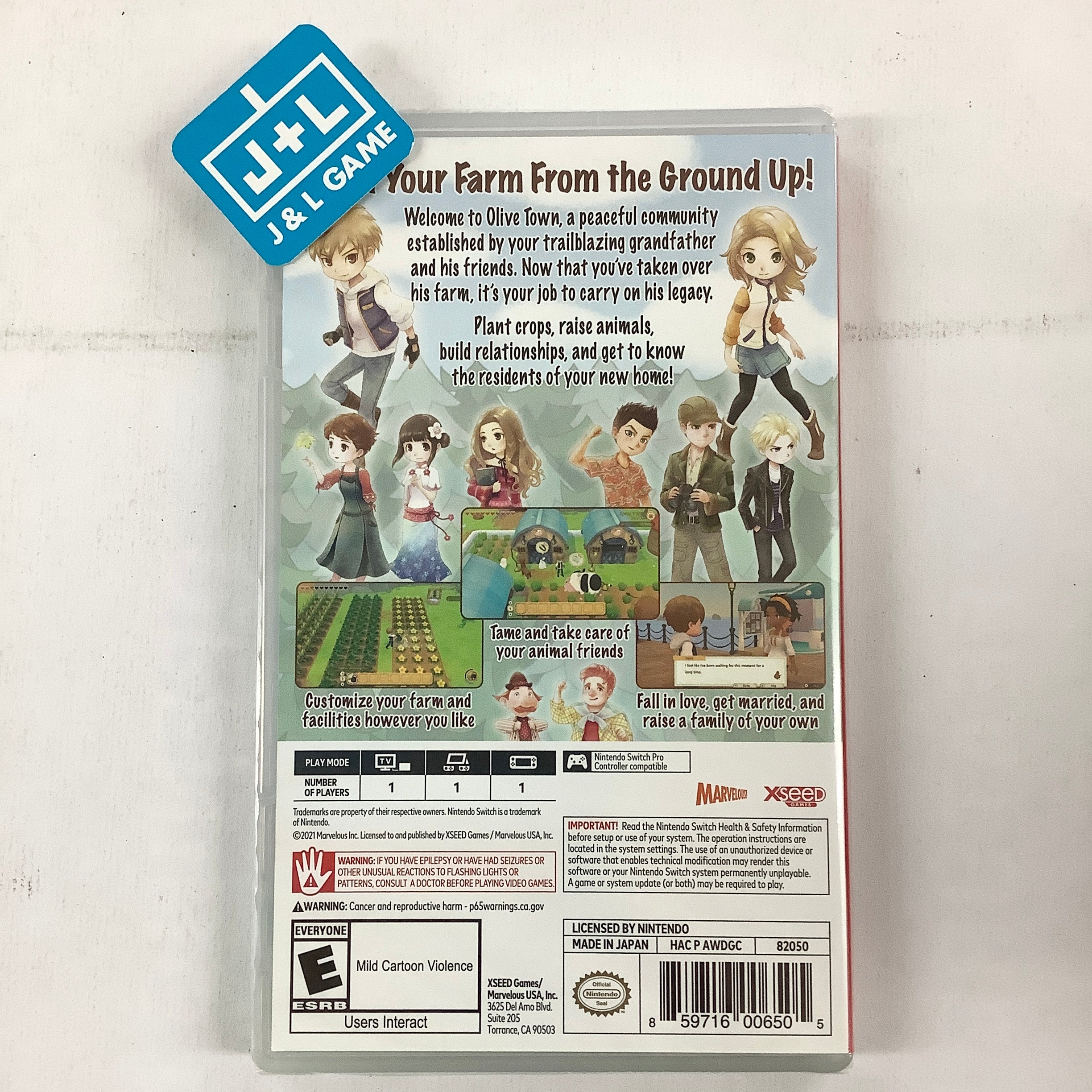 Story of Seasons: Pioneers of Olive Town - (NSW) Nintendo Switch Video Games XSEED Games   