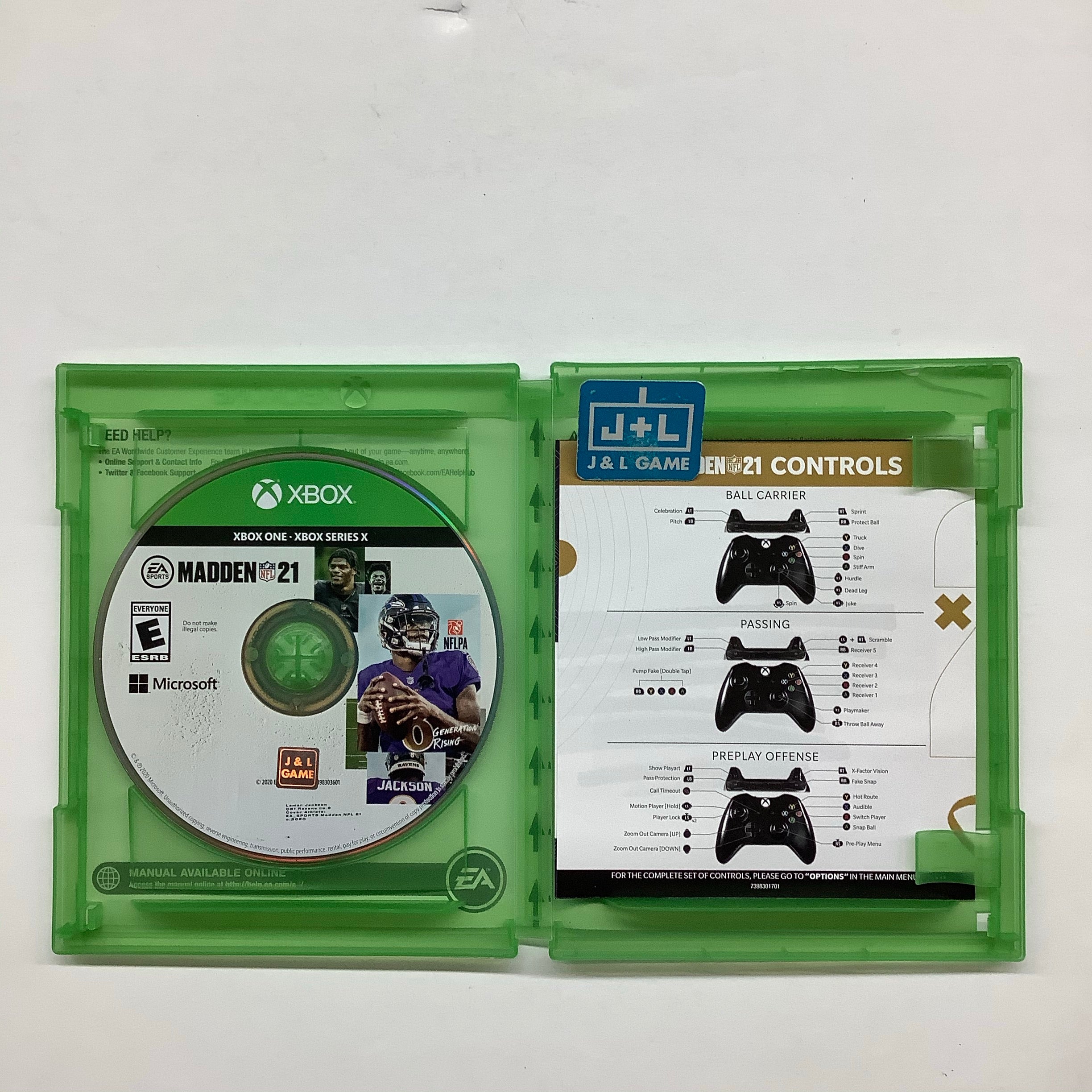 Madden NFL 21 - (XB1) Xbox One [Pre-Owned] Video Games Electronic Arts   