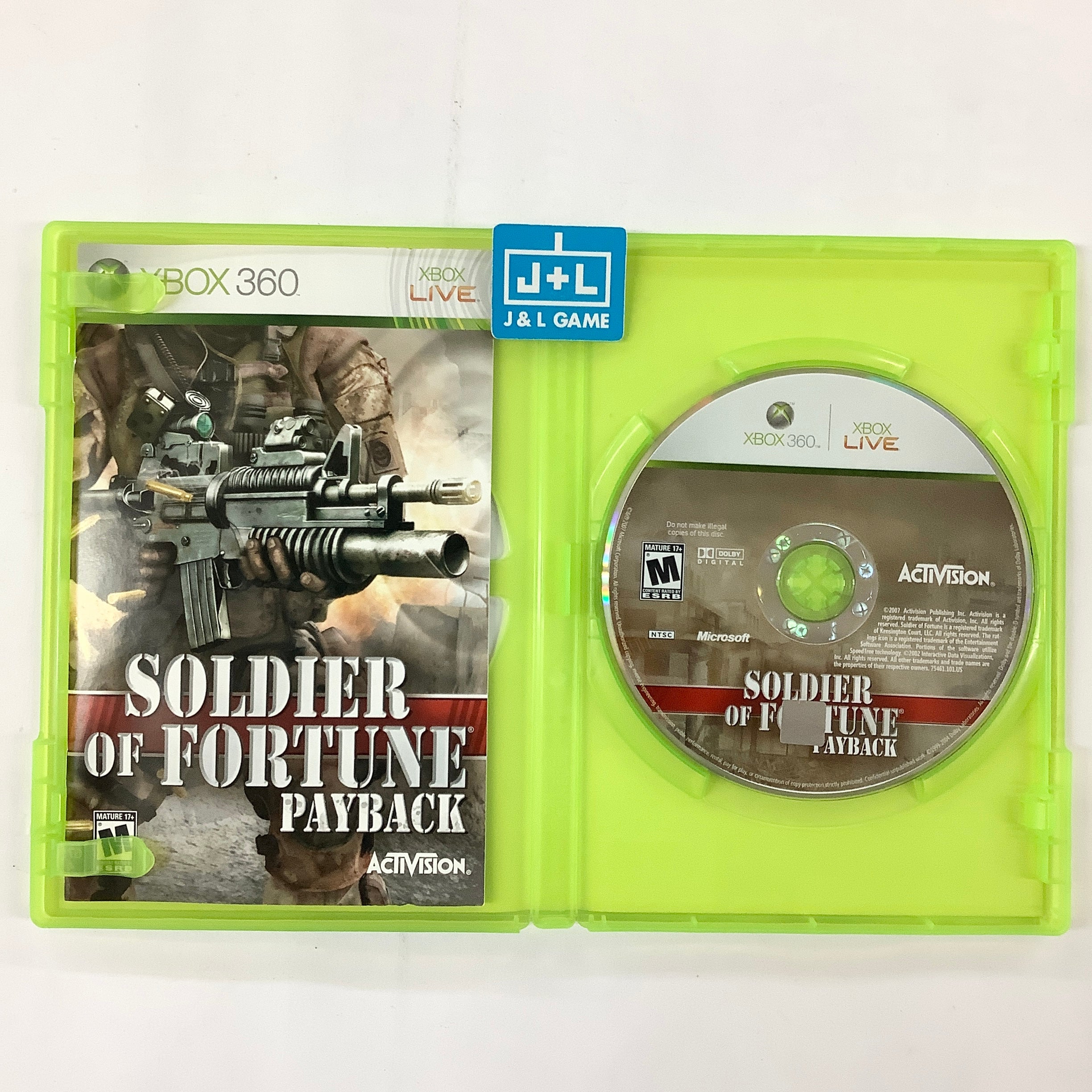 Soldier of Fortune: Payback - Xbox 360 [Pre-Owned] Video Games Activision Value   