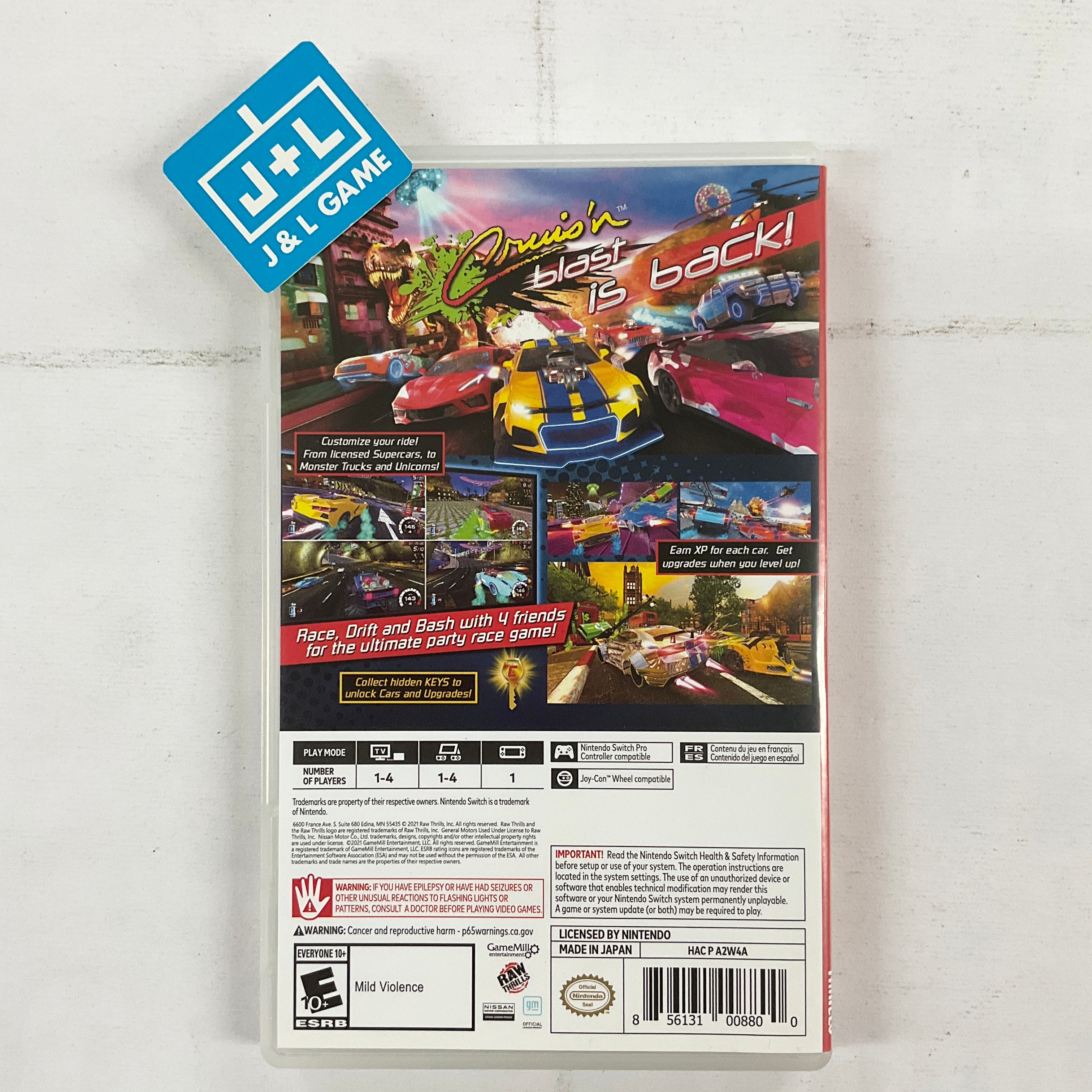 Cruis'n Blast - (NSW) Nintendo Switch [UNBOXING] Video Games GameMill Entertainment   