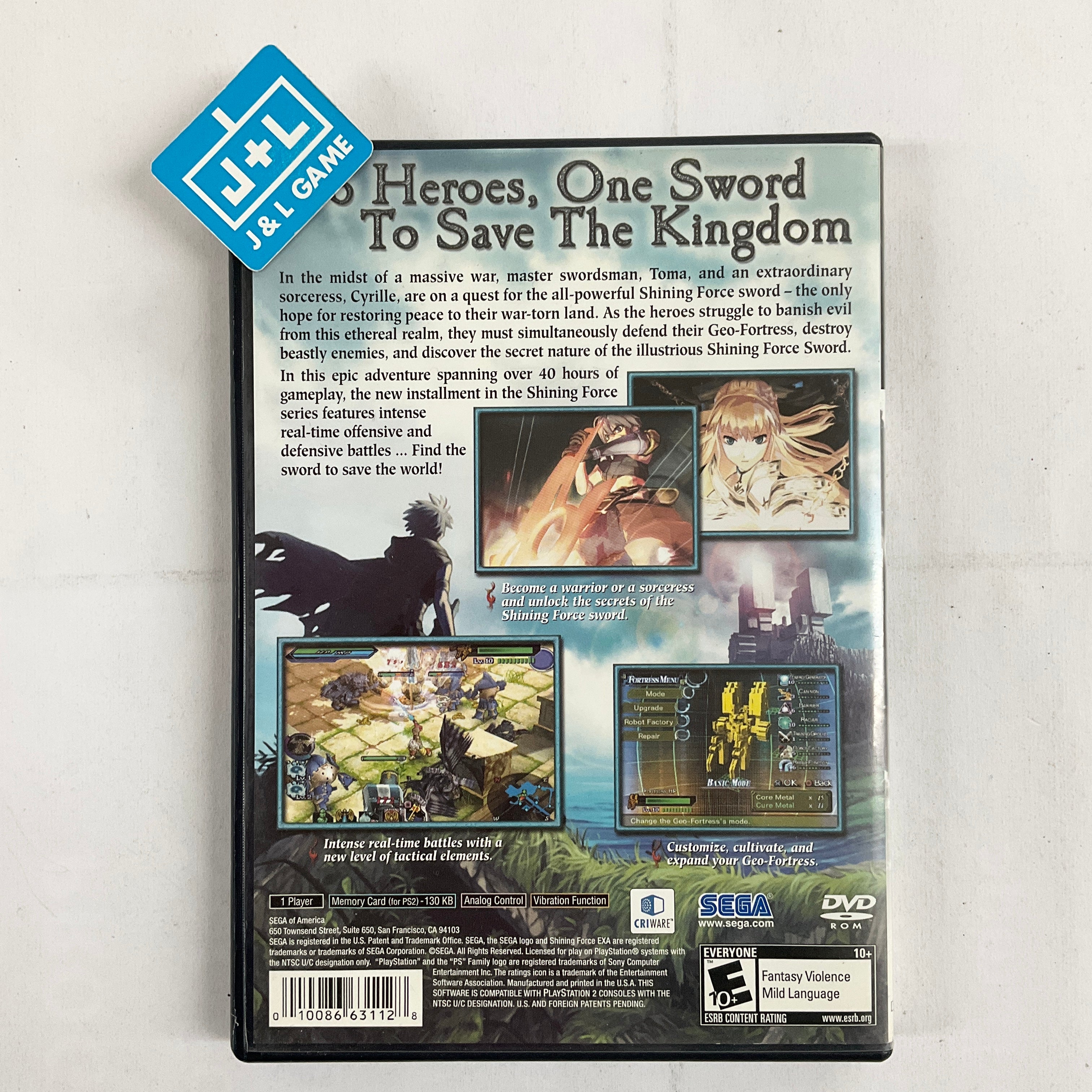 Shining Force EXA - (PS2) PlayStation 2 [Pre-Owned] | J&L Game
