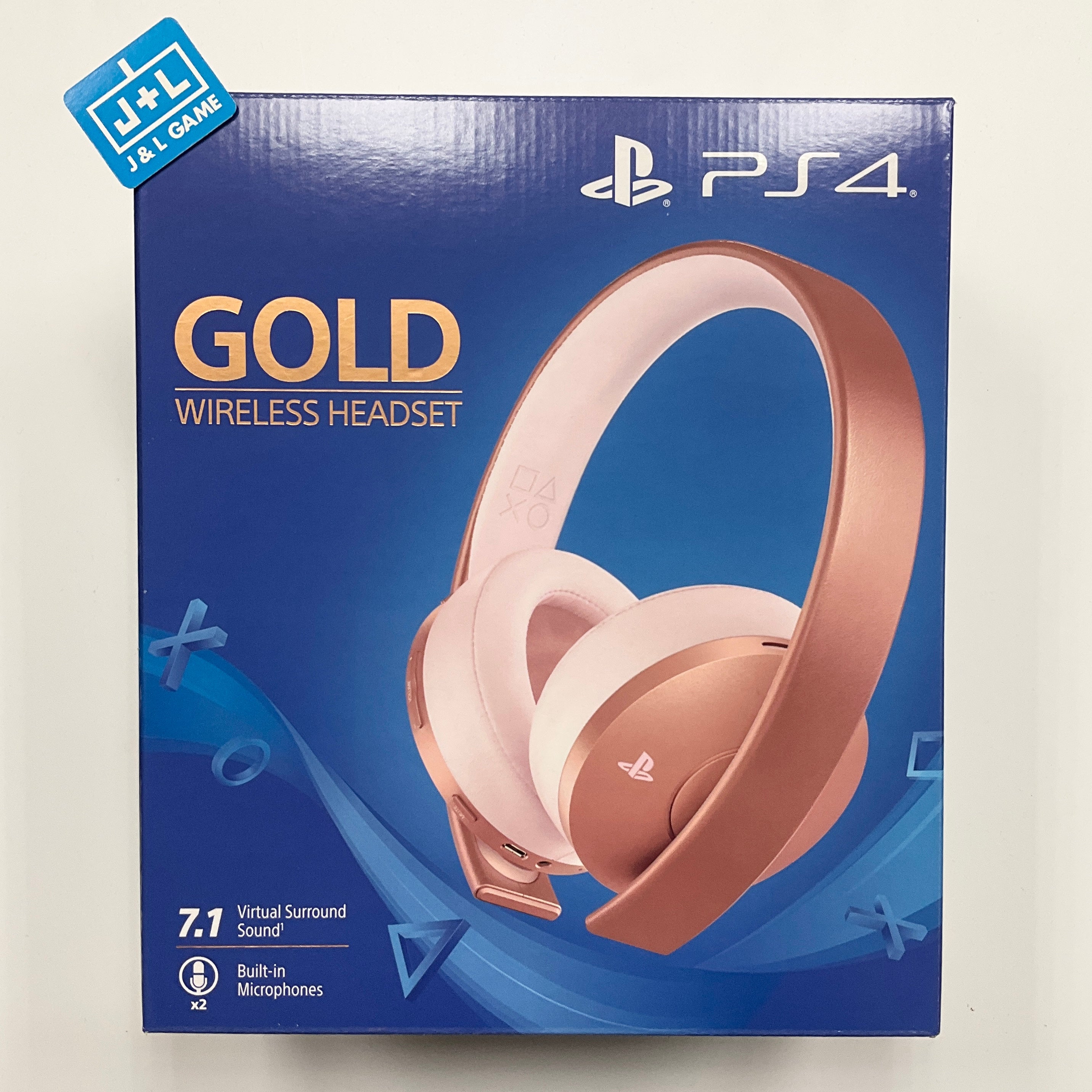 PlayStation Gold Wireless Headset (Rose Gold) - (PS4) PlayStation 4 ( European Import ) Accessories Playstation   