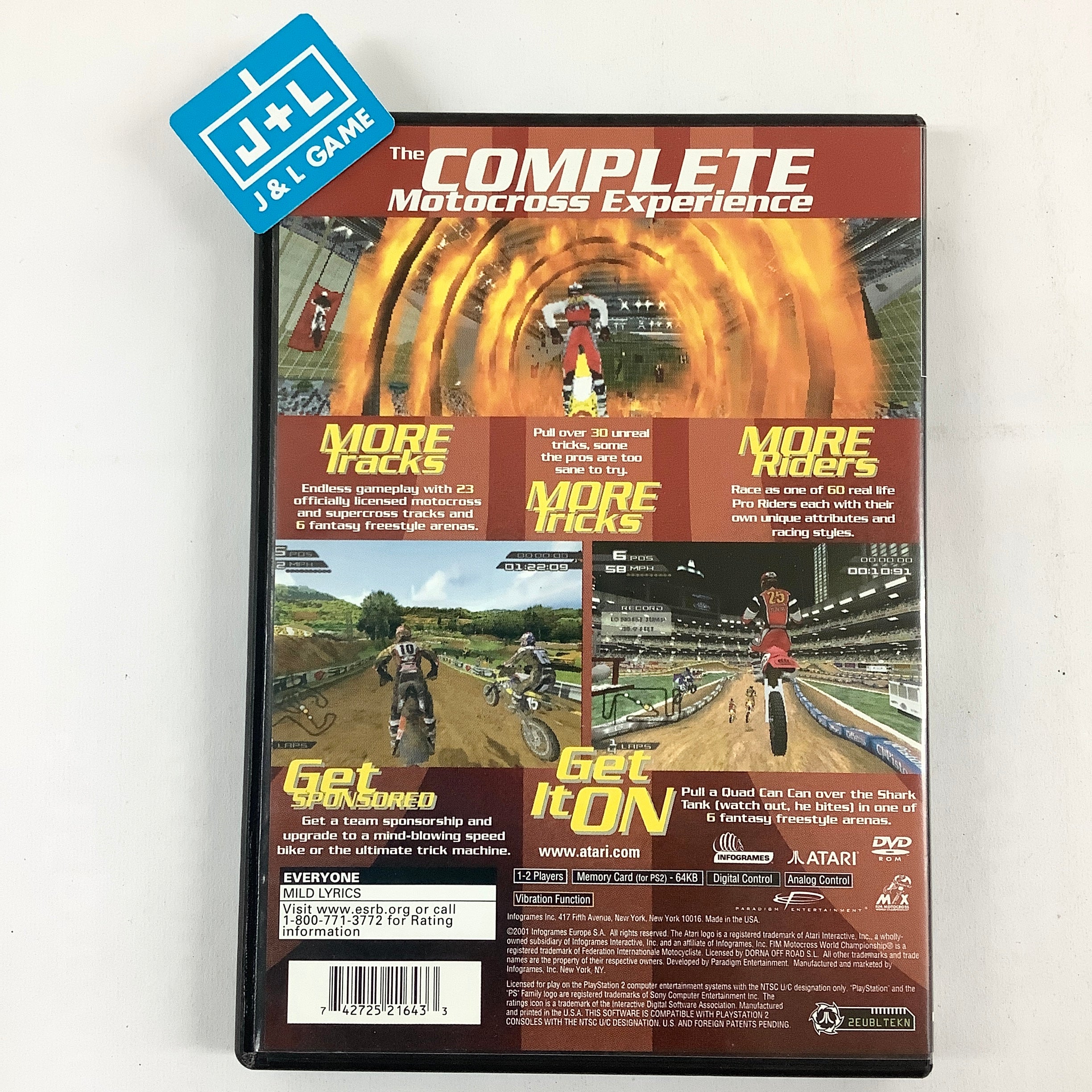 MX Rider - (PS2) PlayStation 2 [Pre-Owned] Video Games Infogrames   
