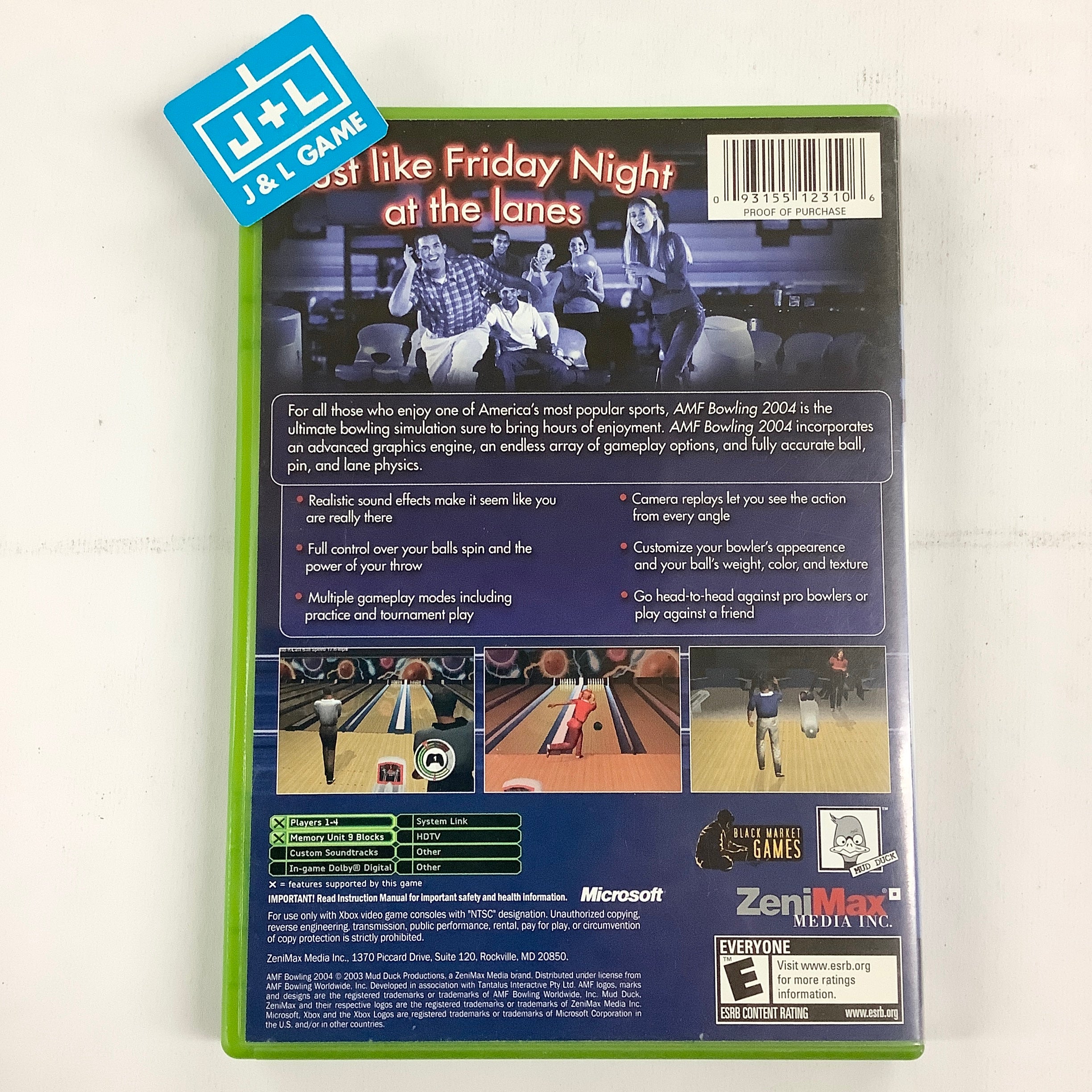 AMF Bowling 2004 - (XB) Xbox [Pre-Owned] Video Games Mud Duck Productions   